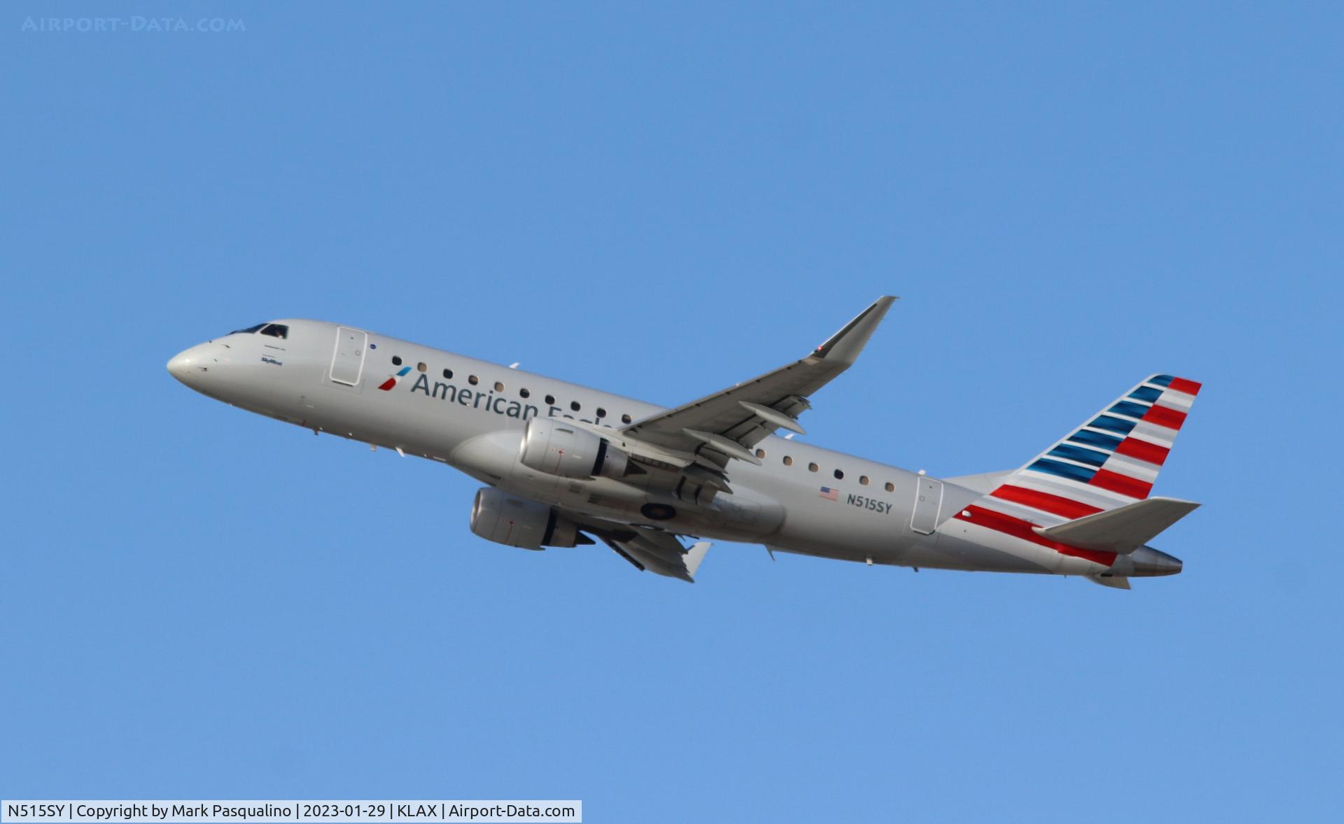 N515SY, 2021 Embraer 175LR (ERJ-170-200LR) C/N 17000896, ERJ-170-200LR