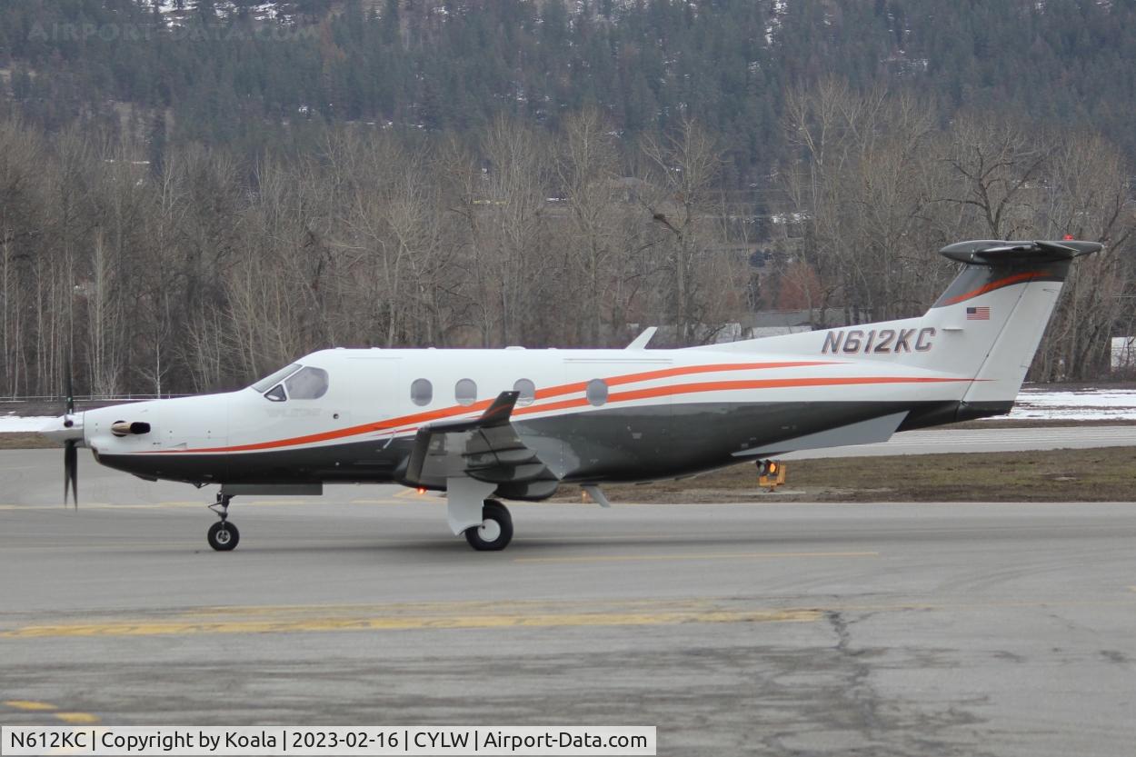 N612KC, 1997 Pilatus PC-12/45 C/N 173, Arrival from Portland Hillsboro (HIL, WA),