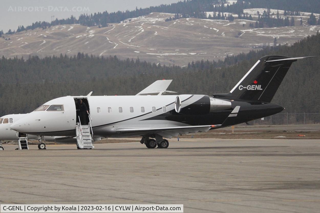 C-GENL, 2009 Bombardier 604 (CL-600-2B16) C/N 5833, Arrival from Victoria (YYJ).