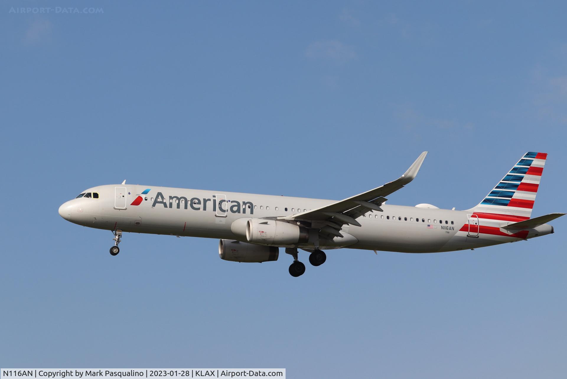 N116AN, 2014 Airbus A321-231 C/N 6070, Airbus A321-231