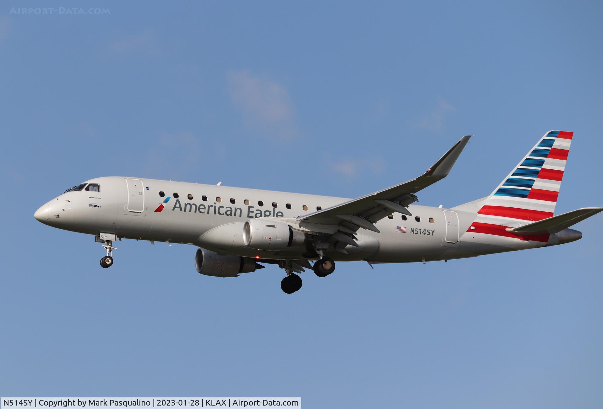N514SY, 2021 Embraer 175LR (ERJ-170-200LR) C/N 17000895, ERJ-170-200LR
