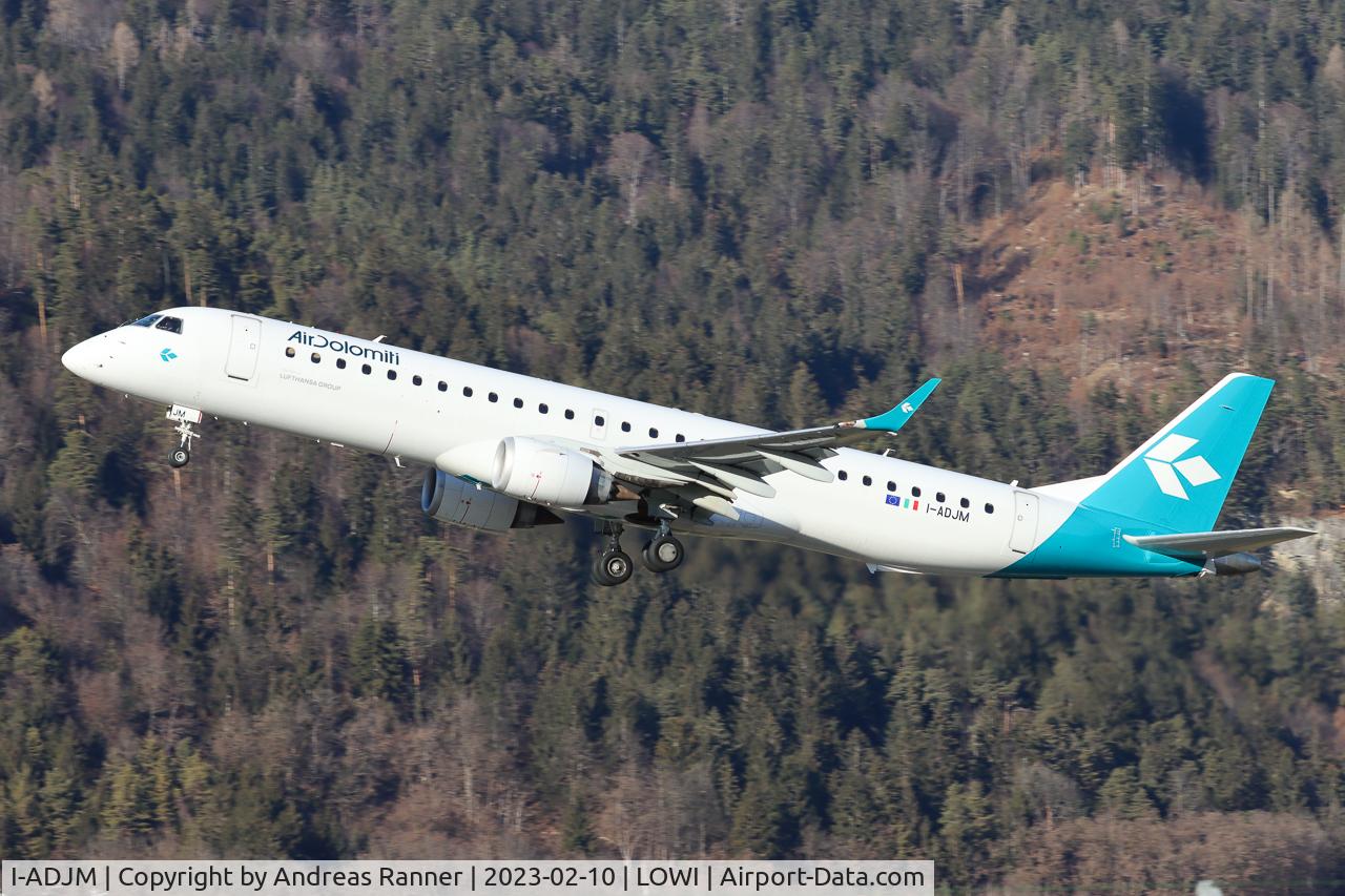 I-ADJM, 2009 Embraer 195LR (ERJ-190-200LR) C/N 19000258, Air Dolomiti ERJ195