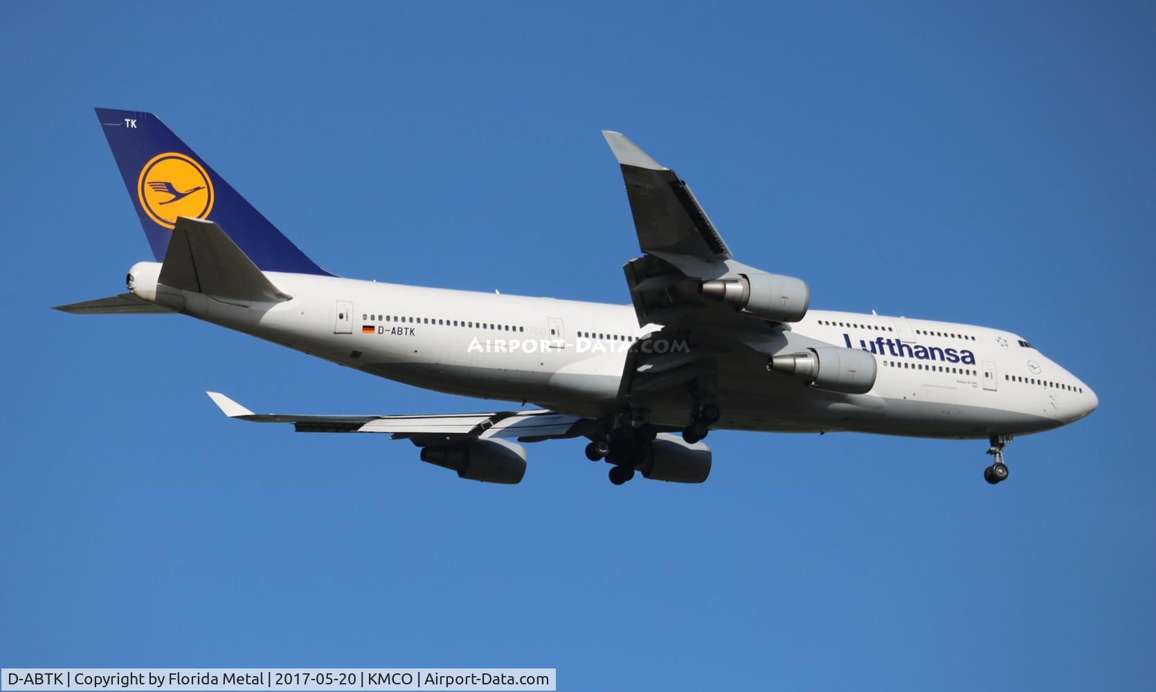 D-ABTK, 2001 Boeing 747-430 C/N 29871, Lufthansa 747-400 zx