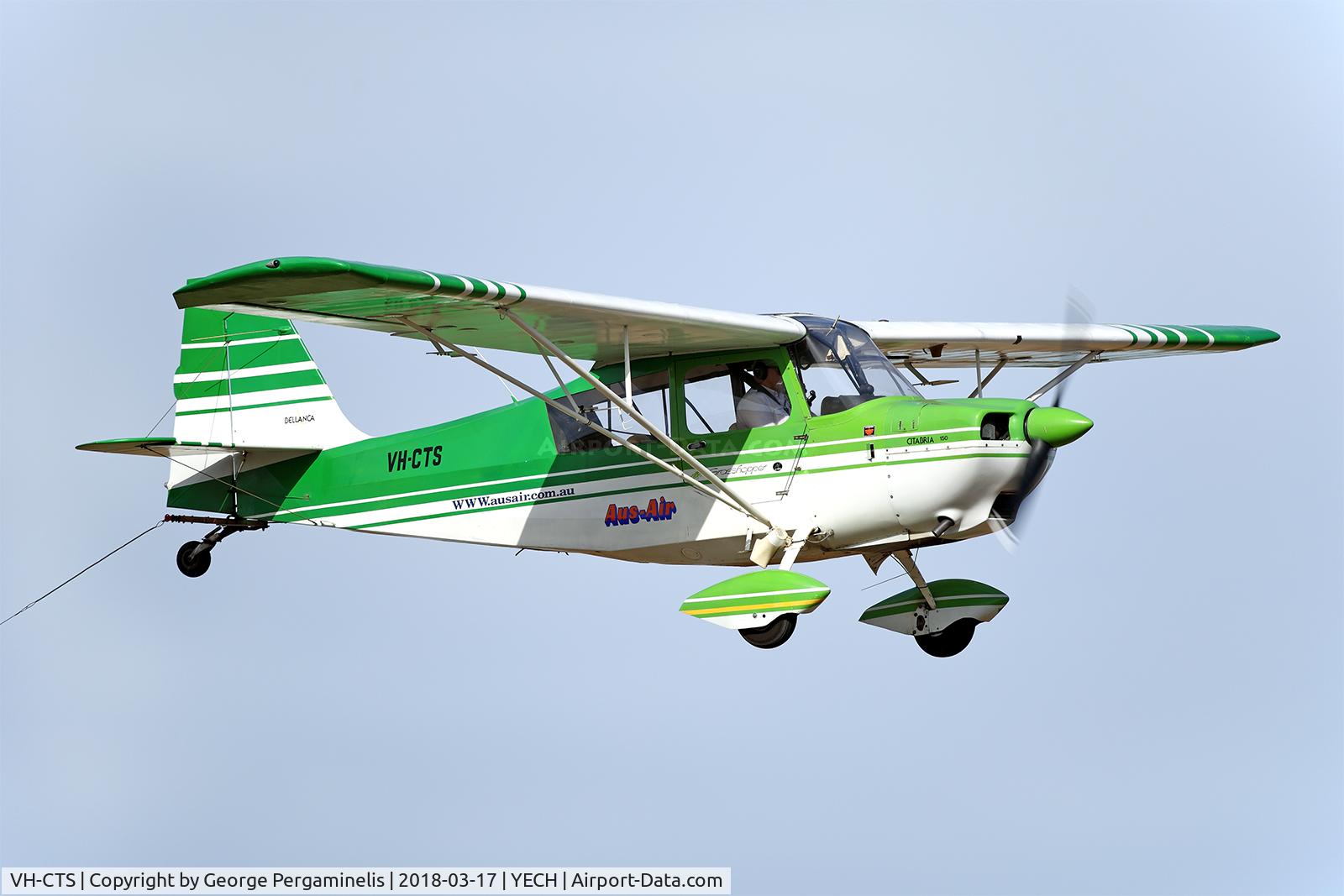 VH-CTS, 1980 American Champion 7GCAA Citabria C/N 395-80, Antique Aeroplane Assn of Australia National Fly-in.