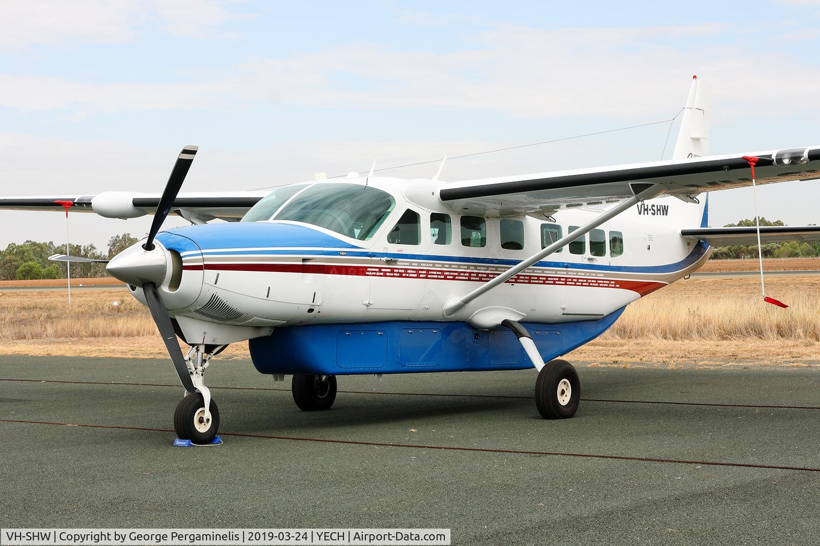 VH-SHW, 1995 Cessna 208B Grand Caravan C/N 208B0457, Antique Aeroplane Assn of Australia National Fly-in.
