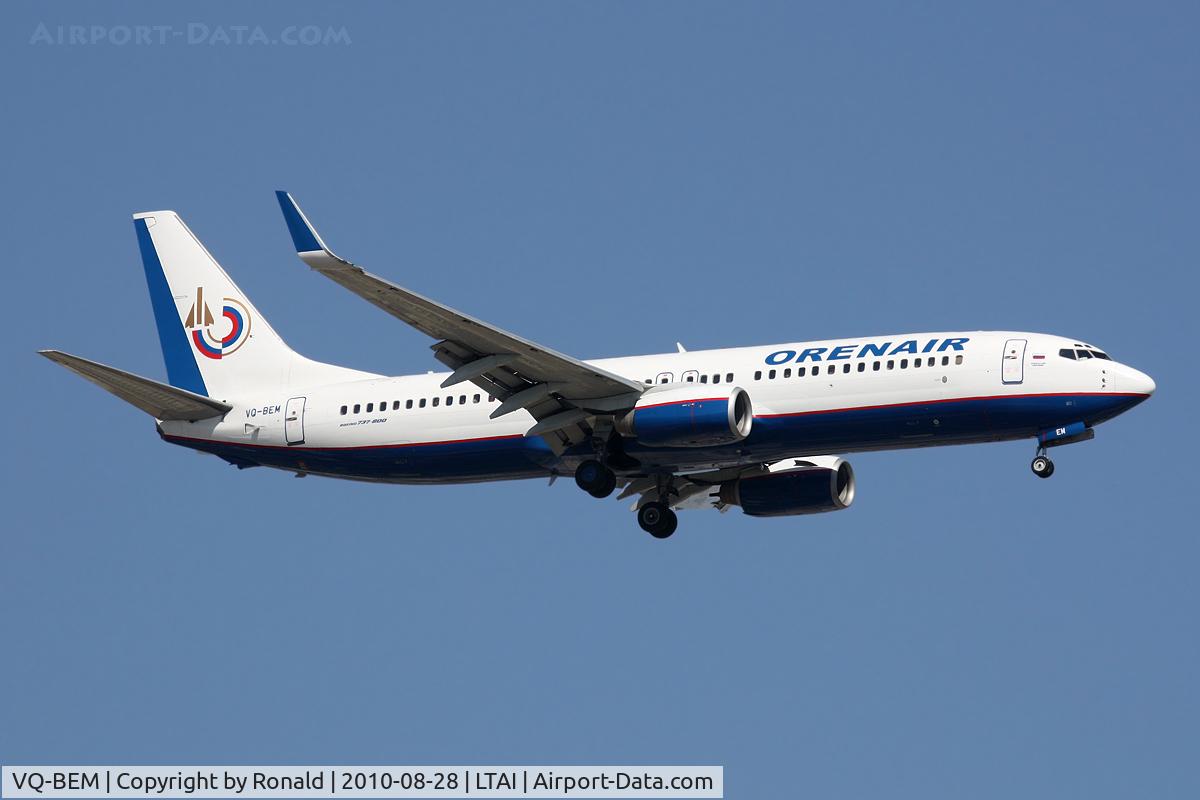 VQ-BEM, 1998 Boeing 737-85R C/N 29036, at ayt