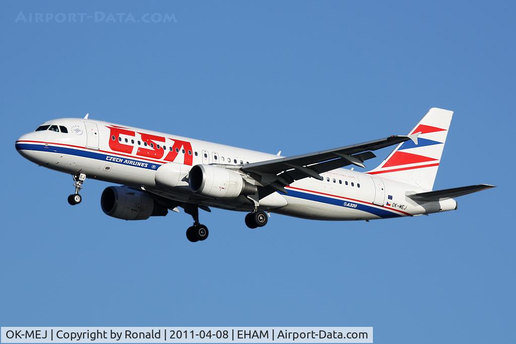 OK-MEJ, 2007 Airbus A320-214 C/N 3097, at spl