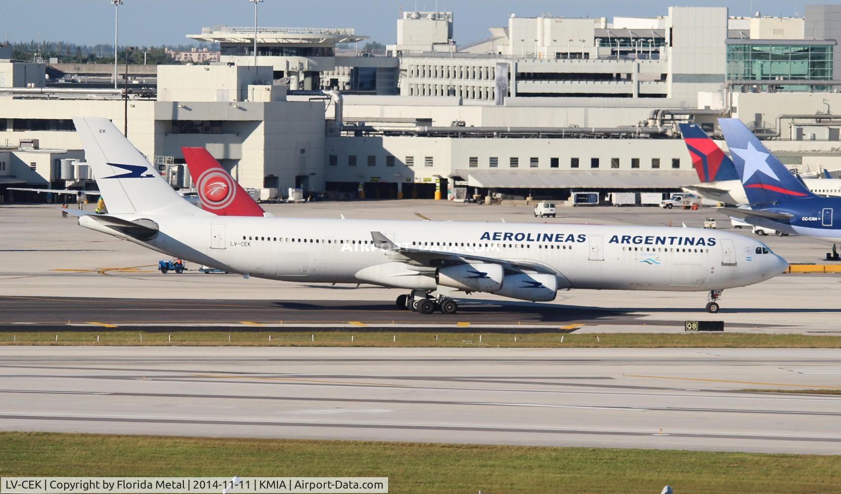 LV-CEK, 1995 Airbus A340-312 C/N 094, ARG A343 zx