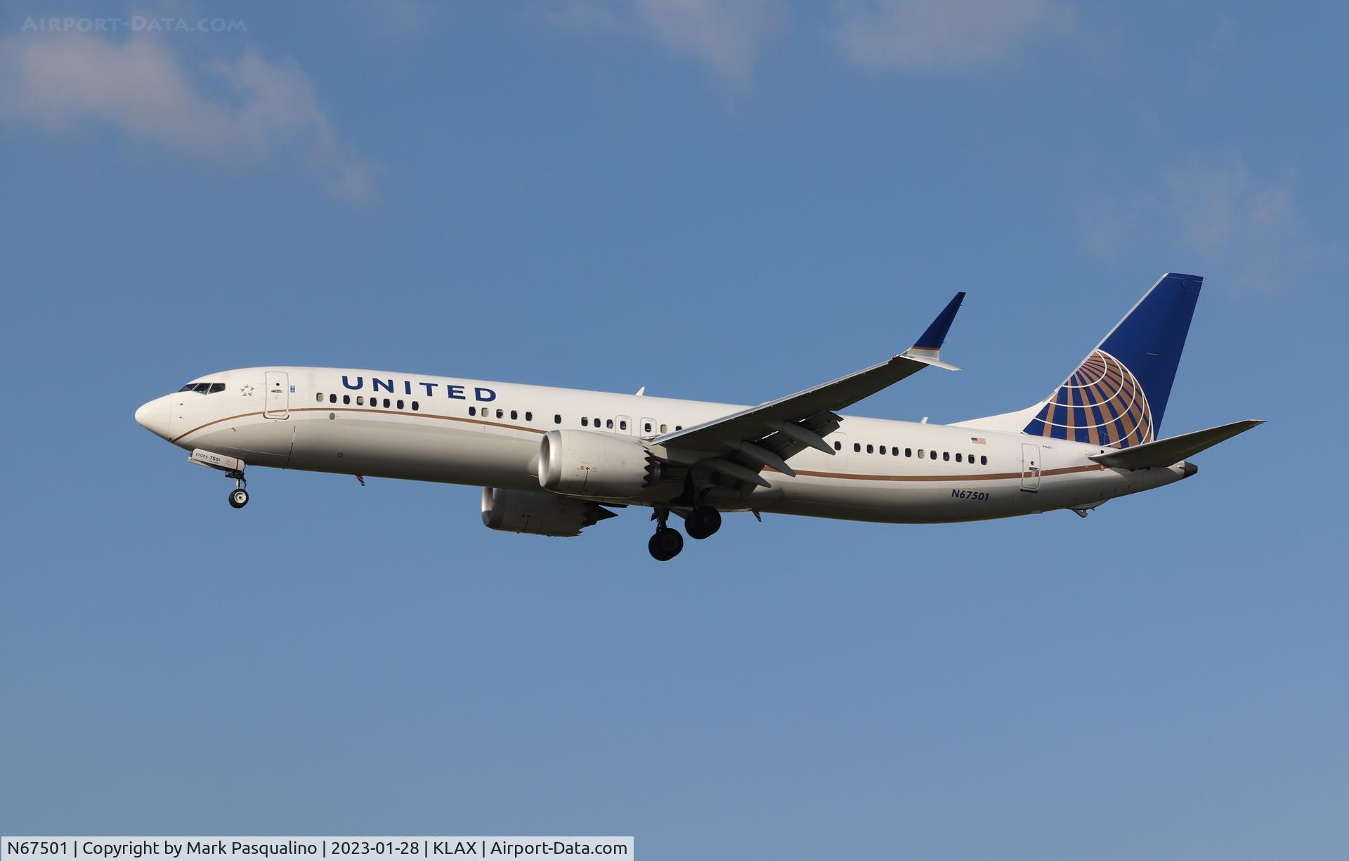 N67501, 2018 Boeing 737-9 MAX C/N 43430, Boeing 737-9 MAX