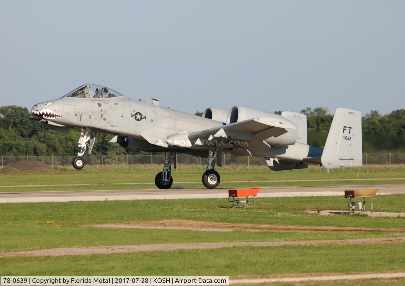 78-0639, 1978 Fairchild Republic A-10C Thunderbolt II C/N A10-0259, USAF A-10 zx