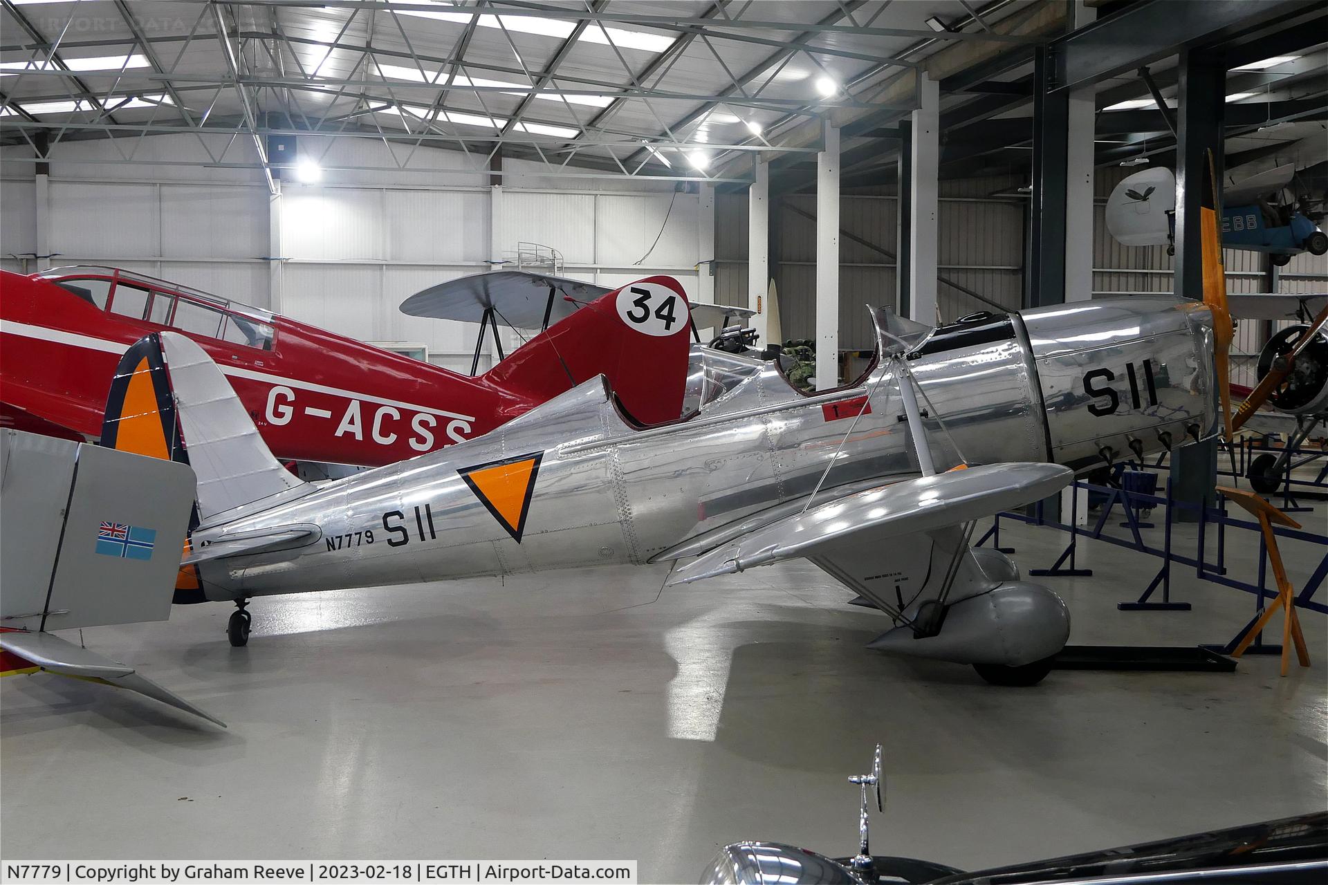 N7779, 1940 Ryan Aeronautical ST-A C/N 476, On display at the Shuttleworth Collection, Old Warden.