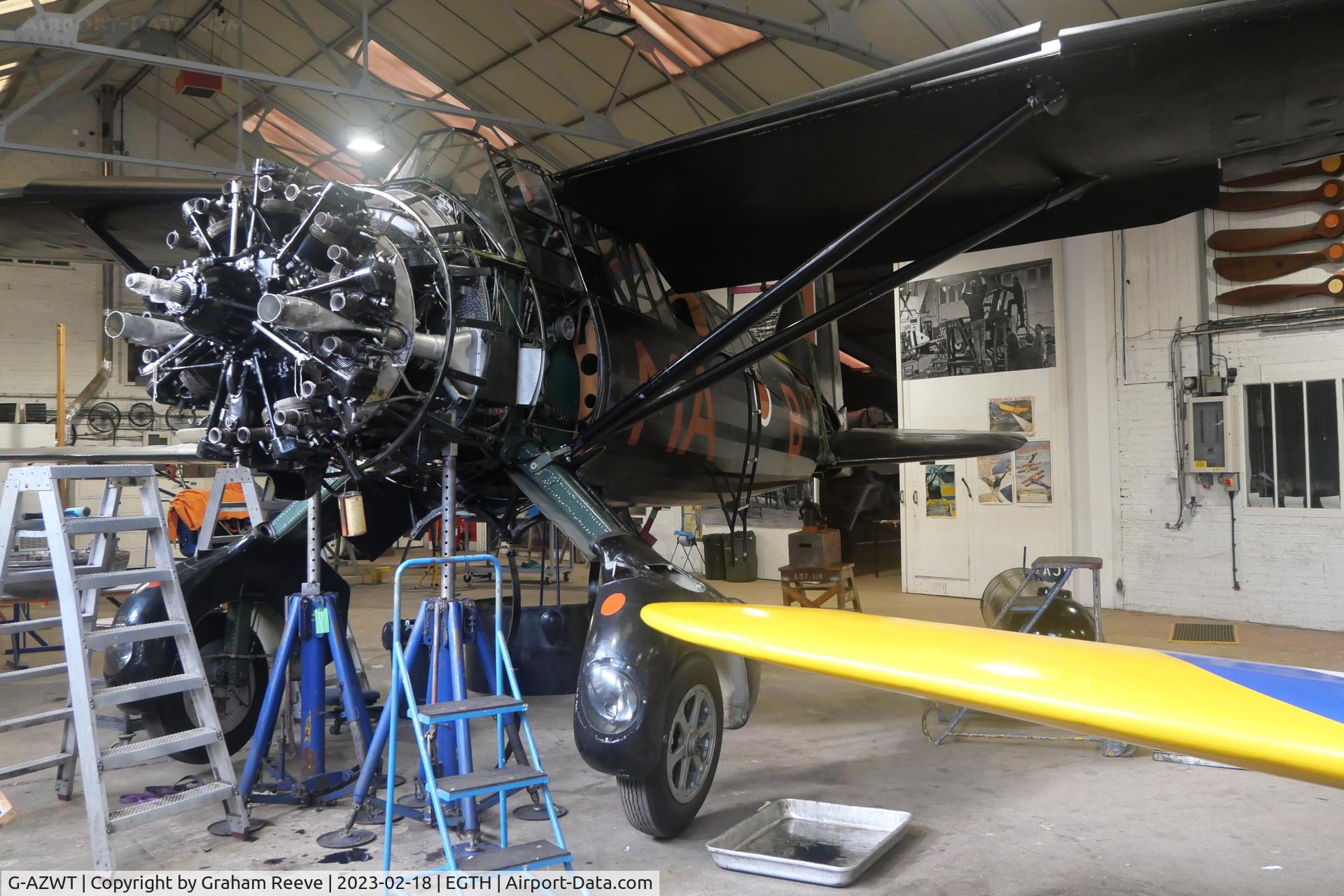 G-AZWT, 1938 Westland Lysander IIIA C/N Y1536, On display at the Shuttleworth Collection, Old Warden.