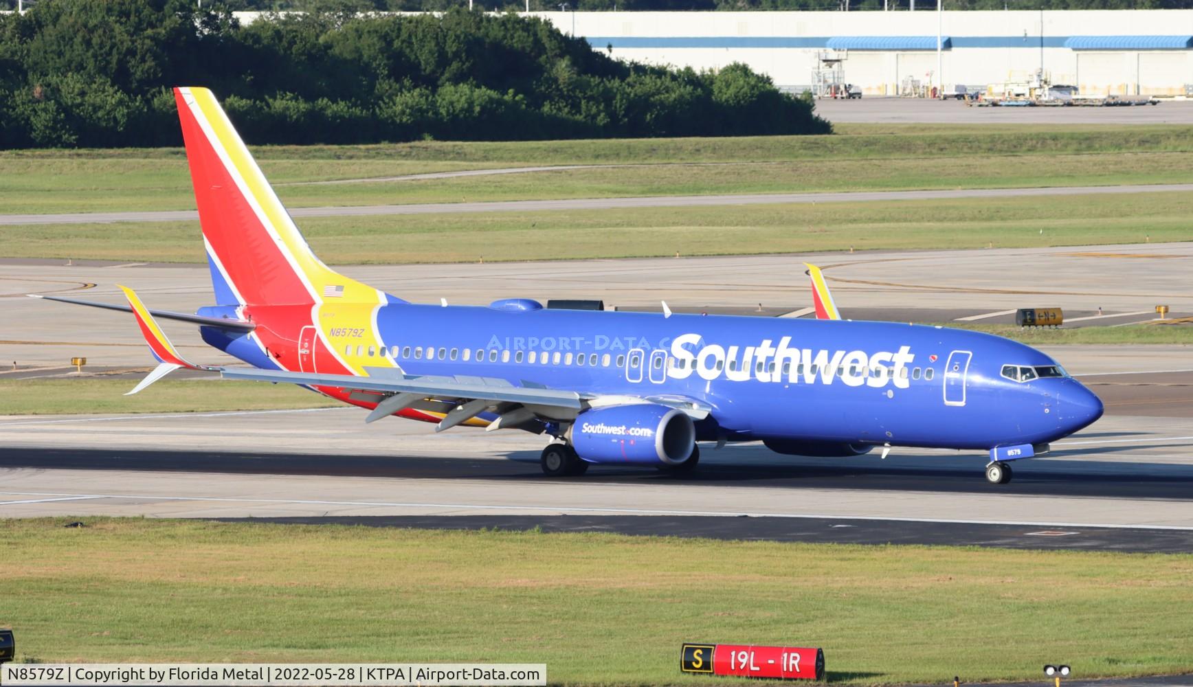 N8579Z, 2018 Boeing 737-8H4 C/N 63591, TPA 2022