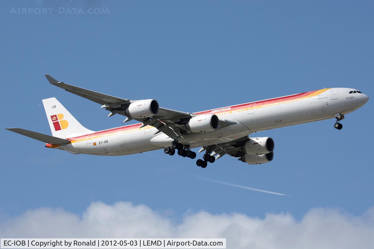 EC-IOB, 2002 Airbus A340-642 C/N 440, at mad