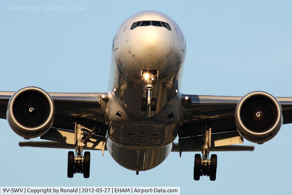 9V-SWV, 2013 Boeing 777-312/ER C/N 42236, at spl