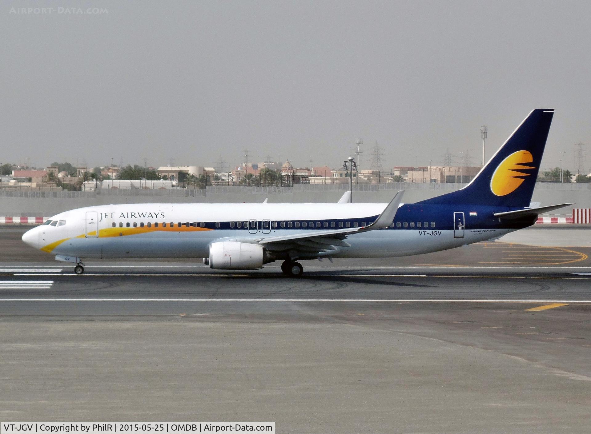 VT-JGV, 2007 Boeing 737-85R C/N 34803, VT-JGV 2007 B737-800 Jet Airways DXB