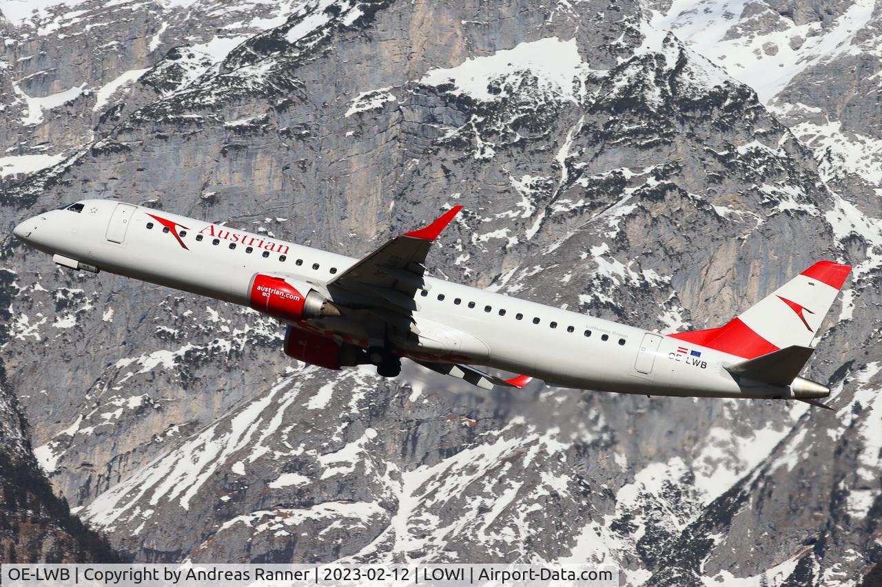 OE-LWB, 2009 Embraer 195LR (ERJ-190-200LR) C/N 19000324, Austrian Airlines ERJ195