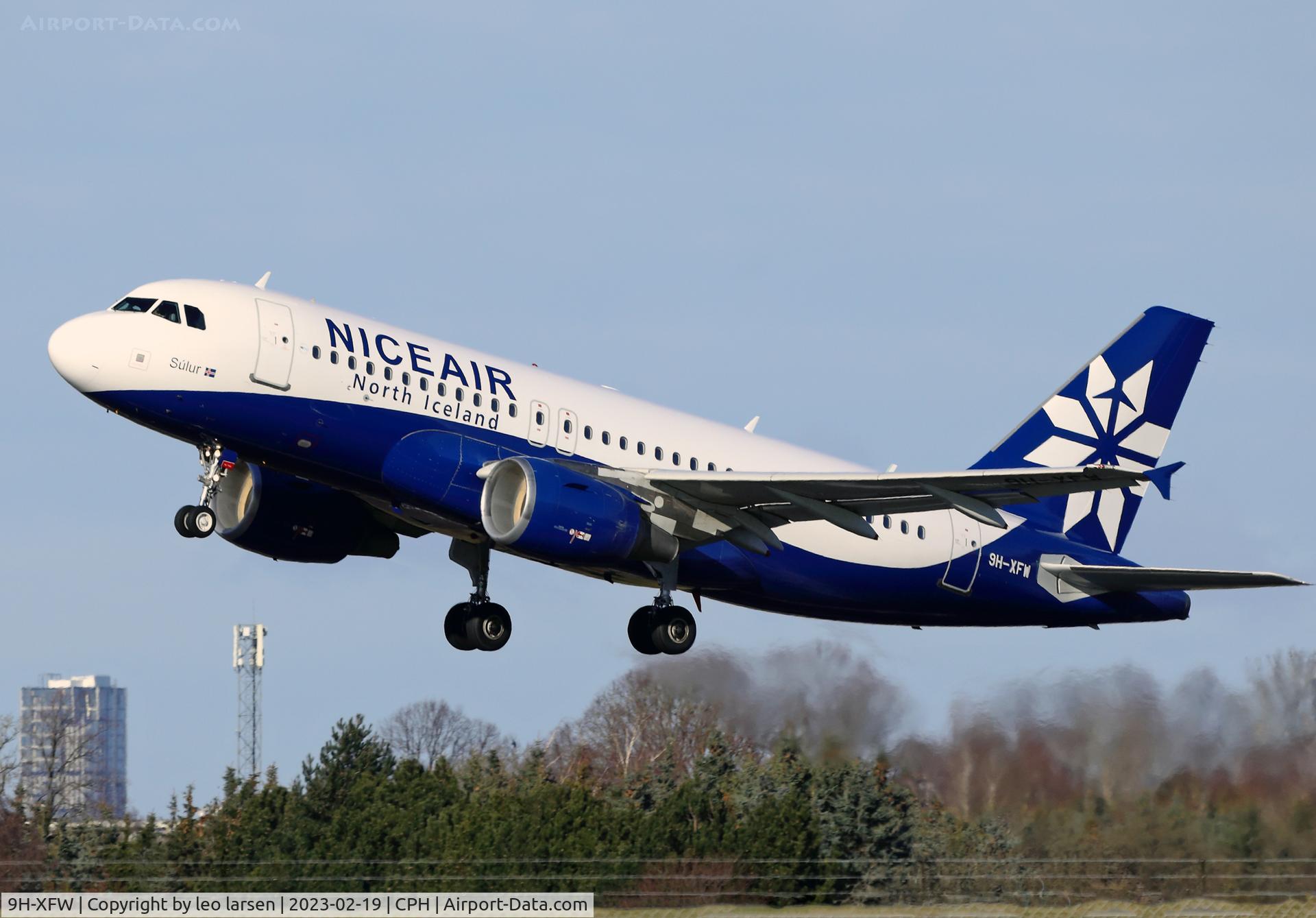 9H-XFW, 2008 Airbus A319-112 C/N 3689, Copenhagen 19.2.2023