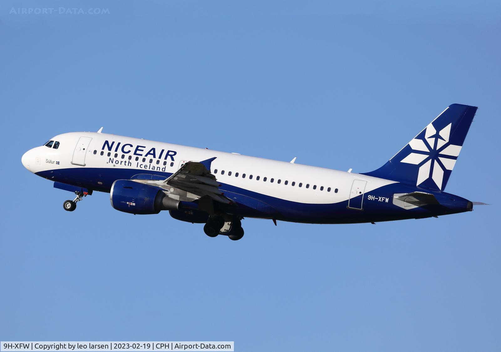 9H-XFW, 2008 Airbus A319-112 C/N 3689, Copenhagen 19.2.2023