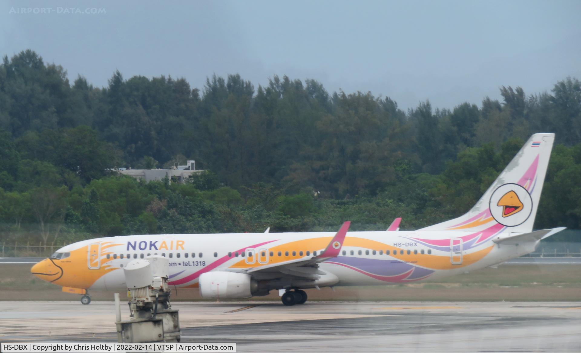 HS-DBX, 2016 Boeing 737-800 C/N 61297, Taxiing at Phuket International, Thailand