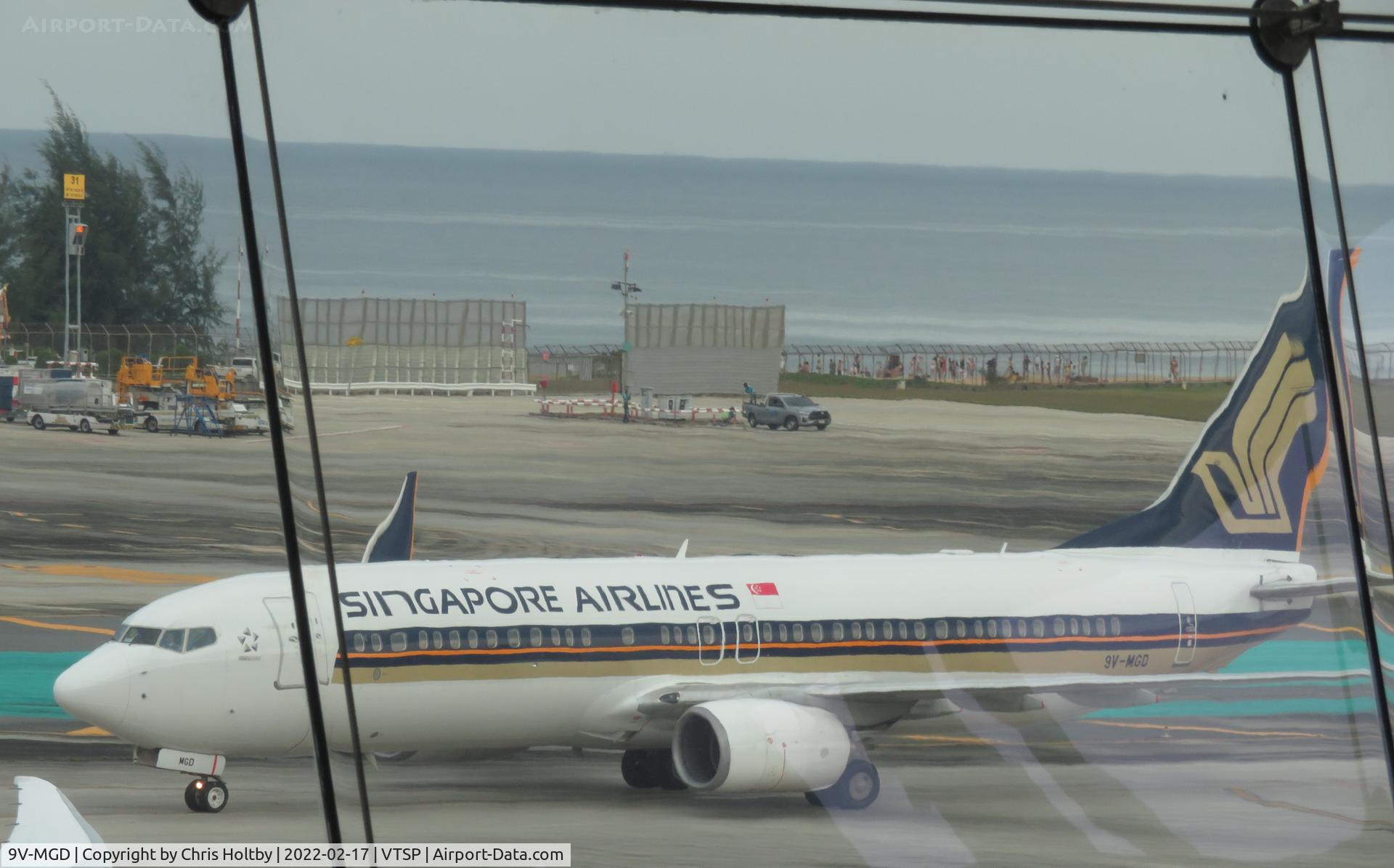 9V-MGD, 2014 Boeing 737-8SA C/N 44220, Parked at Phuket International, Thailand