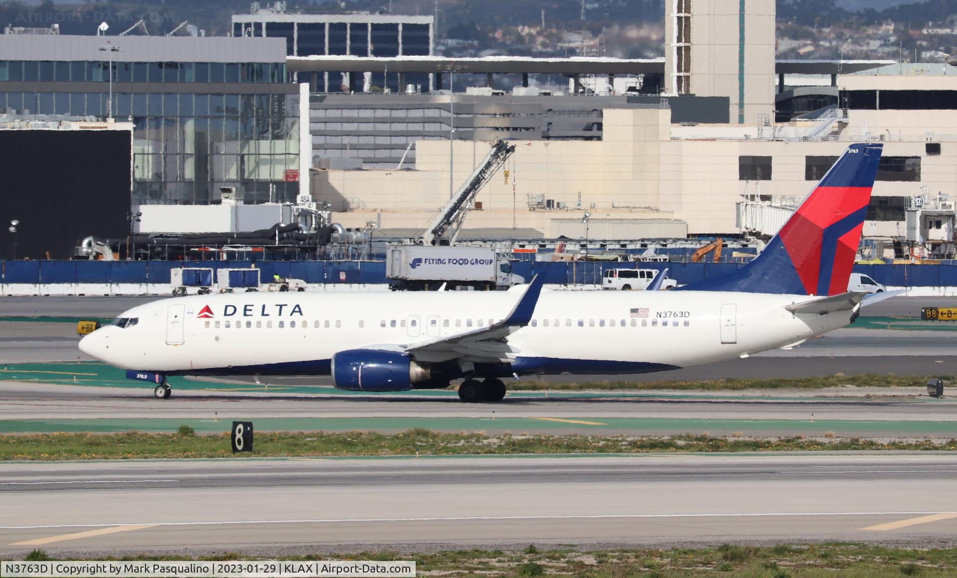 N3763D, 2001 Boeing 737-832 C/N 29629, Boeing 737-832