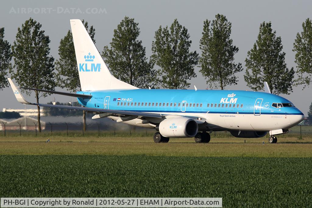 PH-BGI, 2010 Boeing 737-7K2 C/N 30364, at spl
