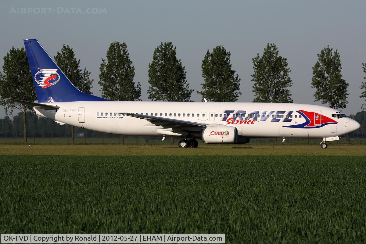 OK-TVD, 1999 Boeing 737-86N C/N 28595, at spl