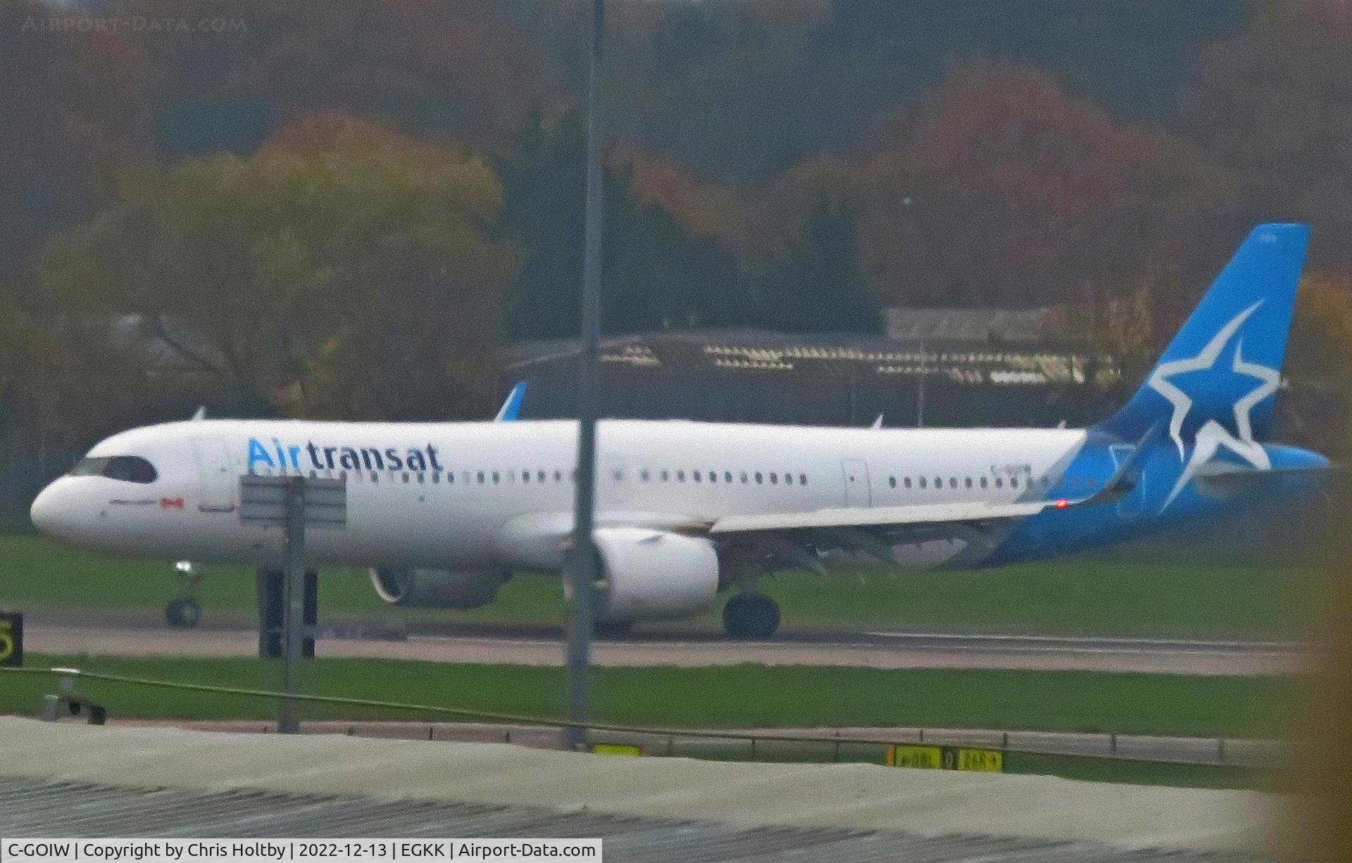C-GOIW, 2021 Airbus A321-271NX C/N 10287, Taxiing after landing at LGW