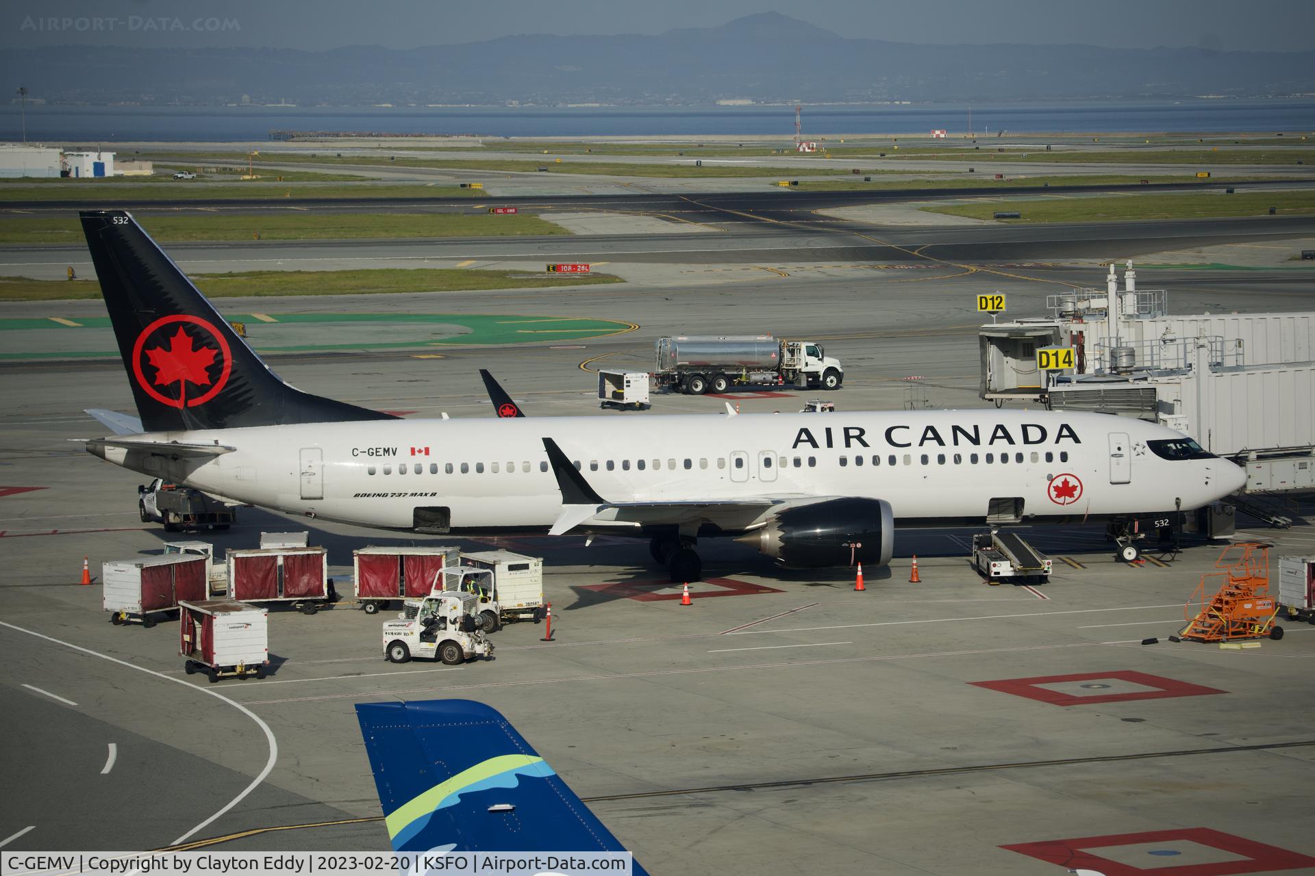 C-GEMV, 2019 Boeing 737-8 MAX C/N 61238, SFO 2023.