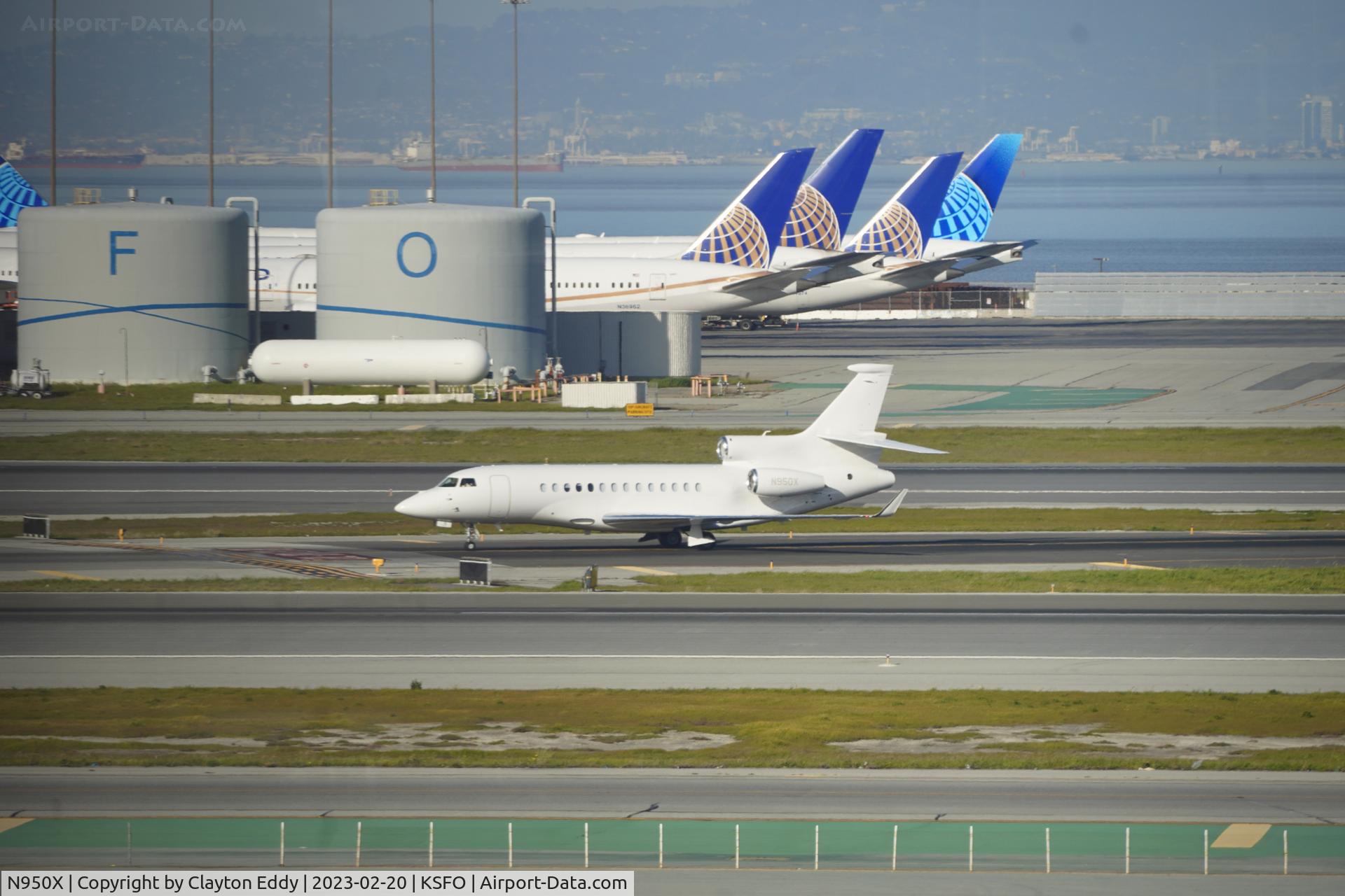 N950X, 2011 Dassault Falcon 7X C/N 131, SFO 2023.