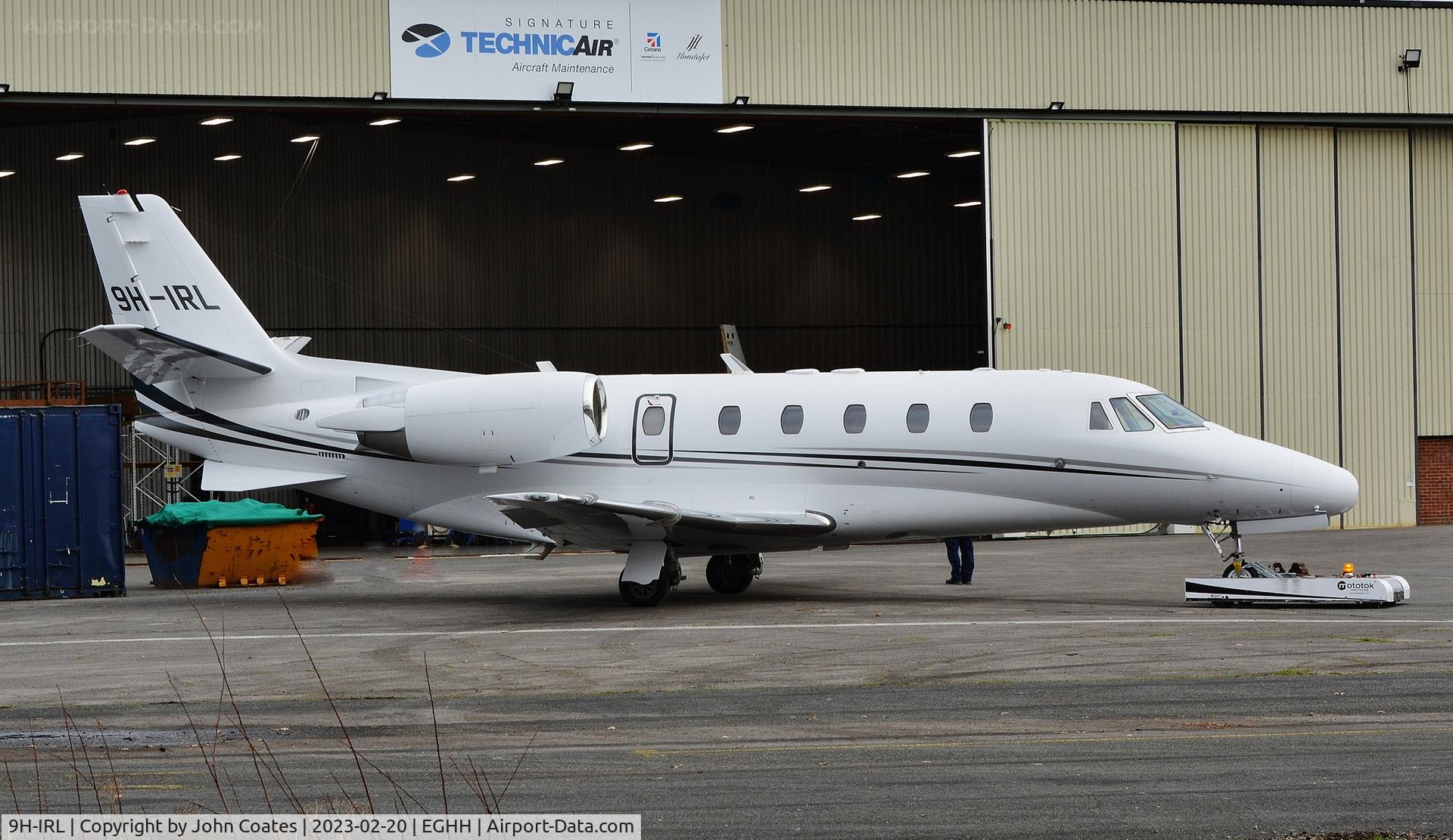 9H-IRL, 2002 Cessna 560XL Citation Excel C/N 560-5228, At Technicair