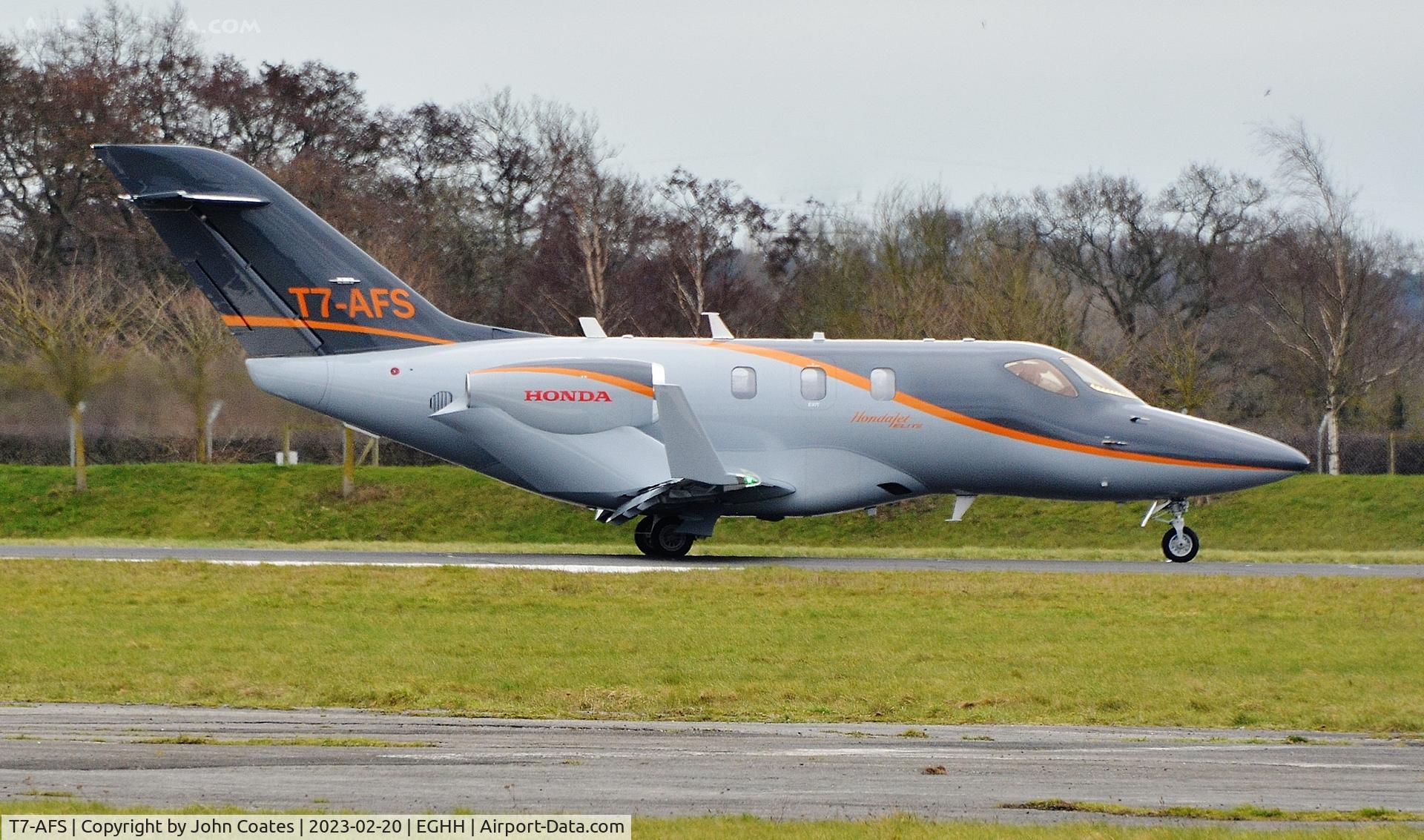 T7-AFS, 2019 Honda HA-420 HondaJet C/N 42000177, Arriving from Farnborough