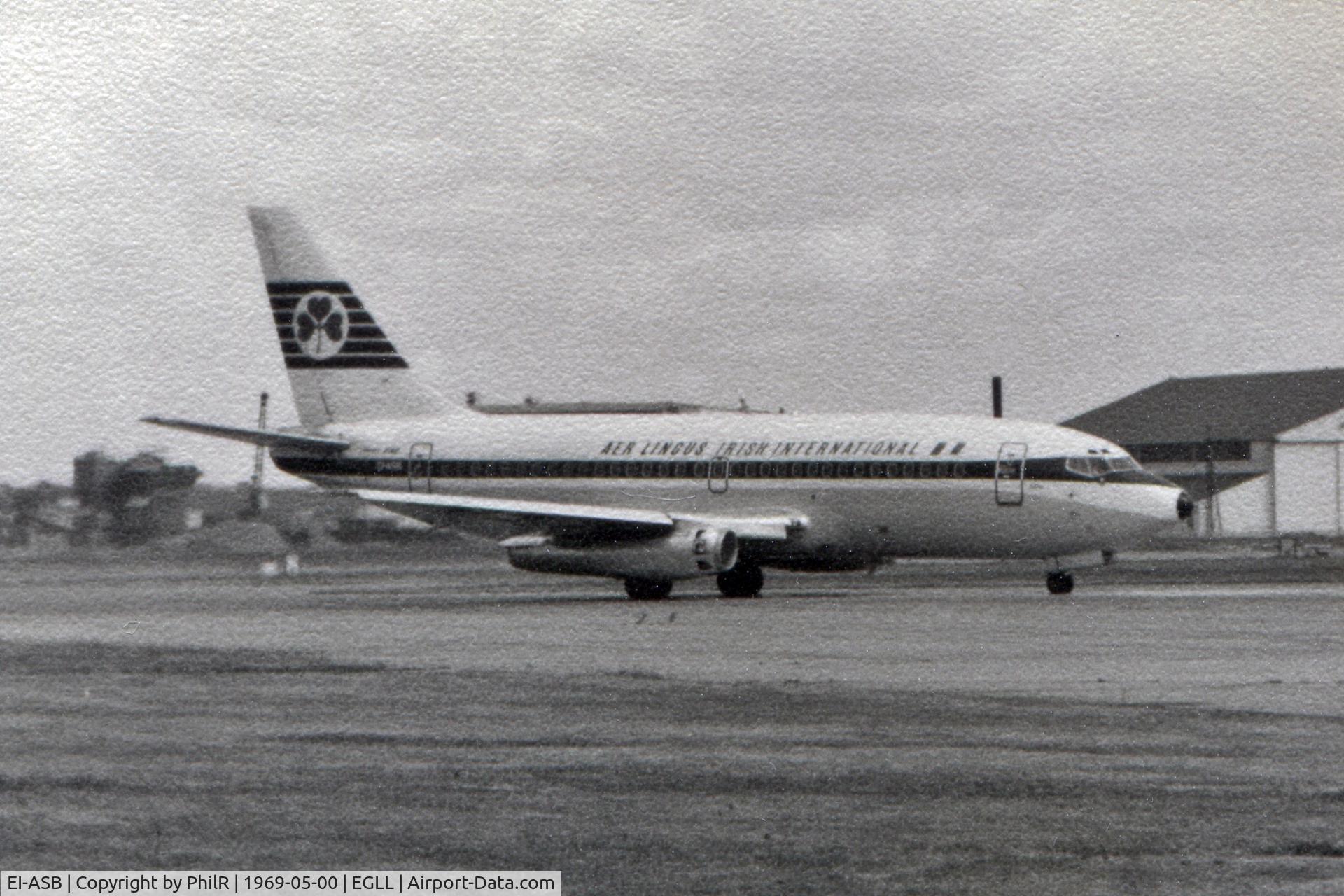 EI-ASB, 1968 Boeing 737-248 C/N 19425, EI-ASB 1968 B737-200 Aer Lingus LHR