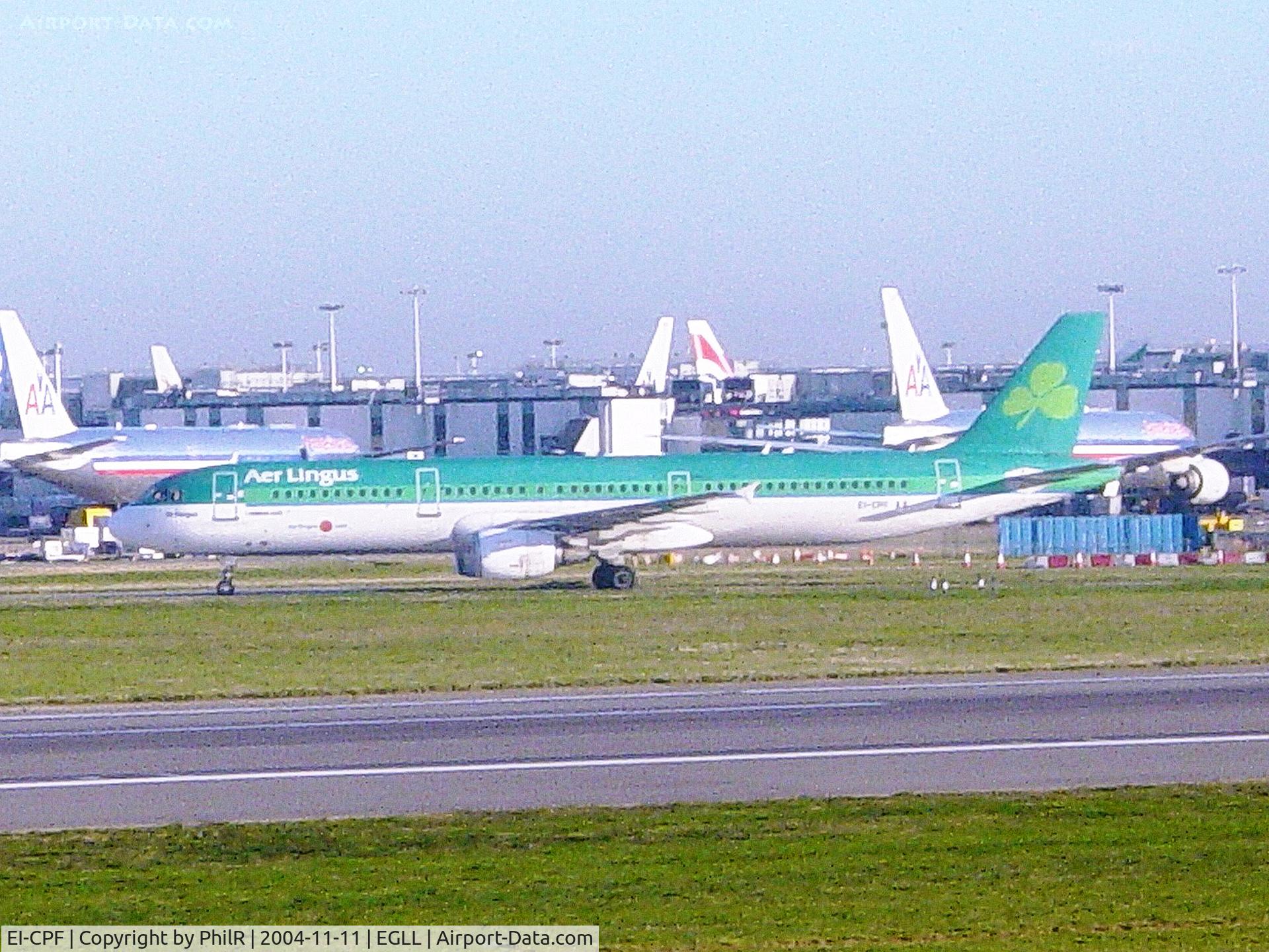 EI-CPF, 1999 Airbus A321-211 C/N 0991, EI-CPF 1999 A321-200 Aer Lingus LHR