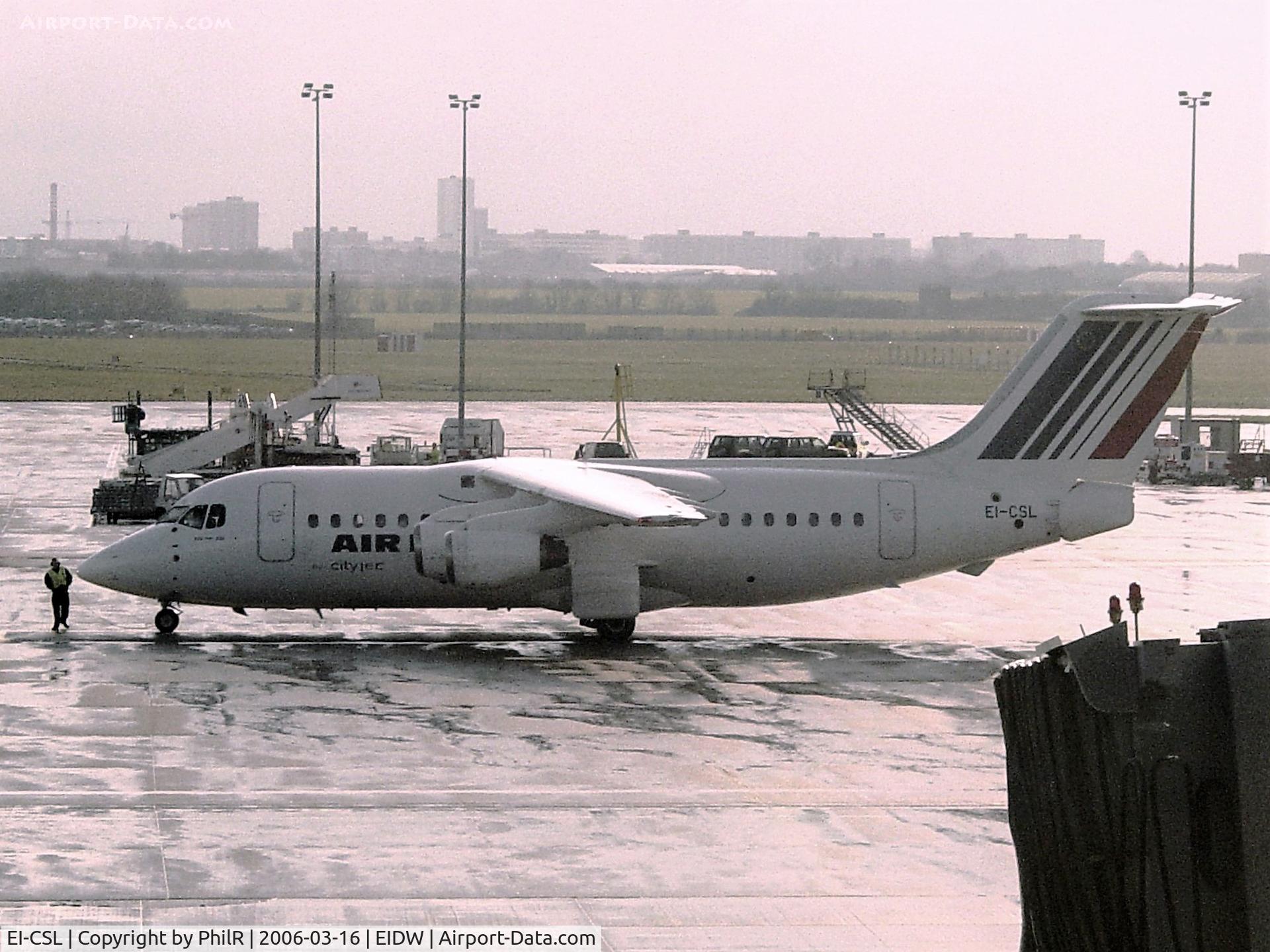EI-CSL, 1986 British Aerospace BAe.146-200A C/N E2074, EI-CSL 1987 BAe 146-200 Air France DUB