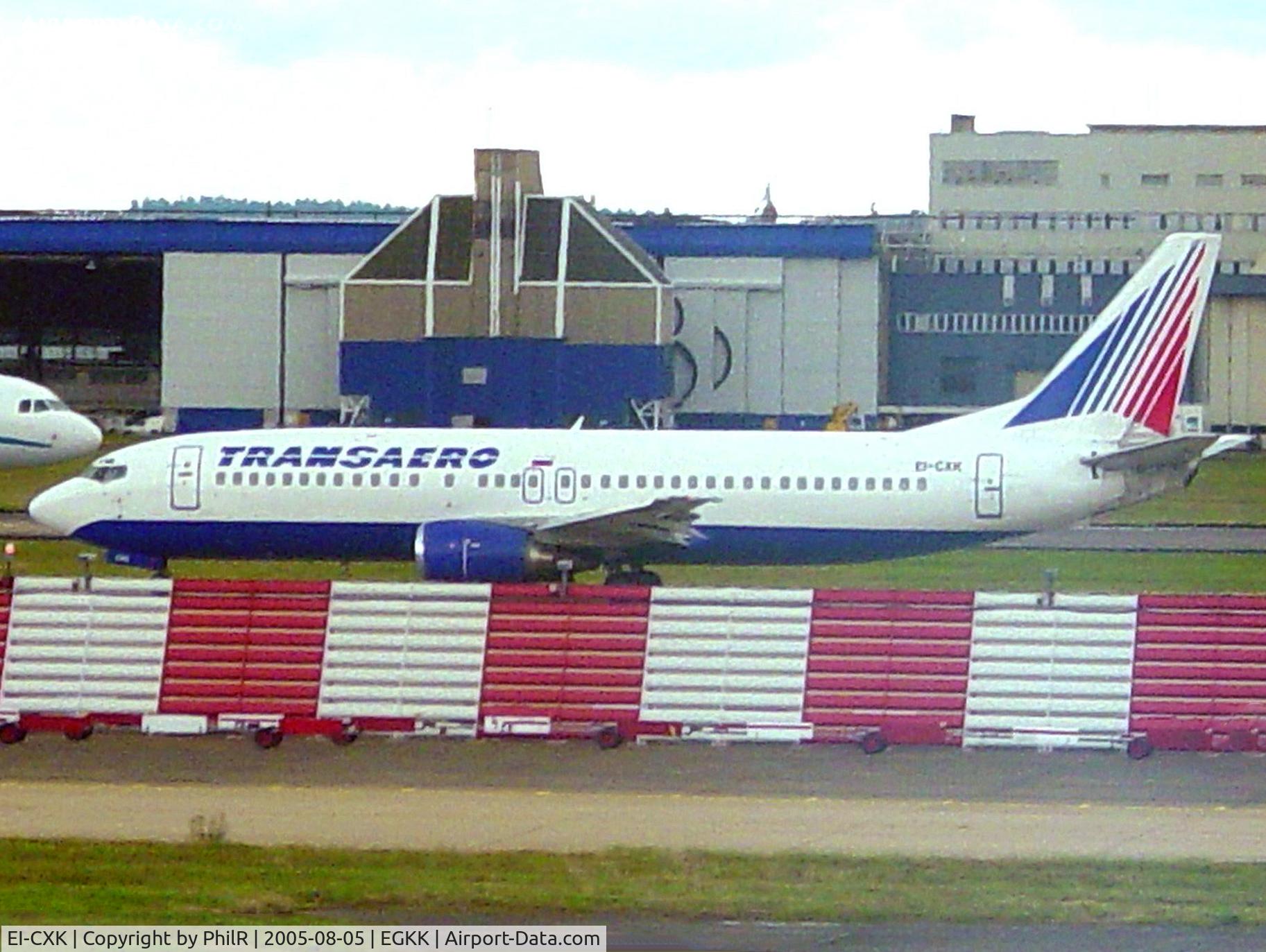 EI-CXK, 1992 Boeing 737-4S3 C/N 25596/2255, EI-CXK 1992 B737-400 Transaero LGW