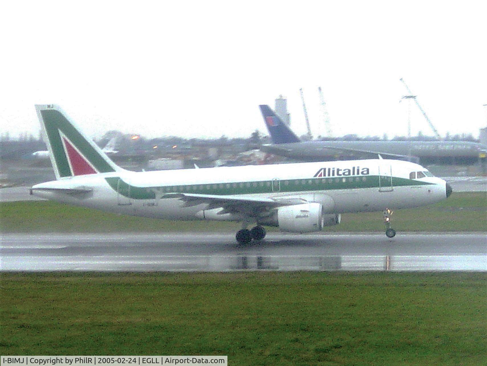 I-BIMJ, 2002 Airbus A319-112 C/N 1779, I-BIMJ 2002 Airbus A319-100 Alitalia LHR