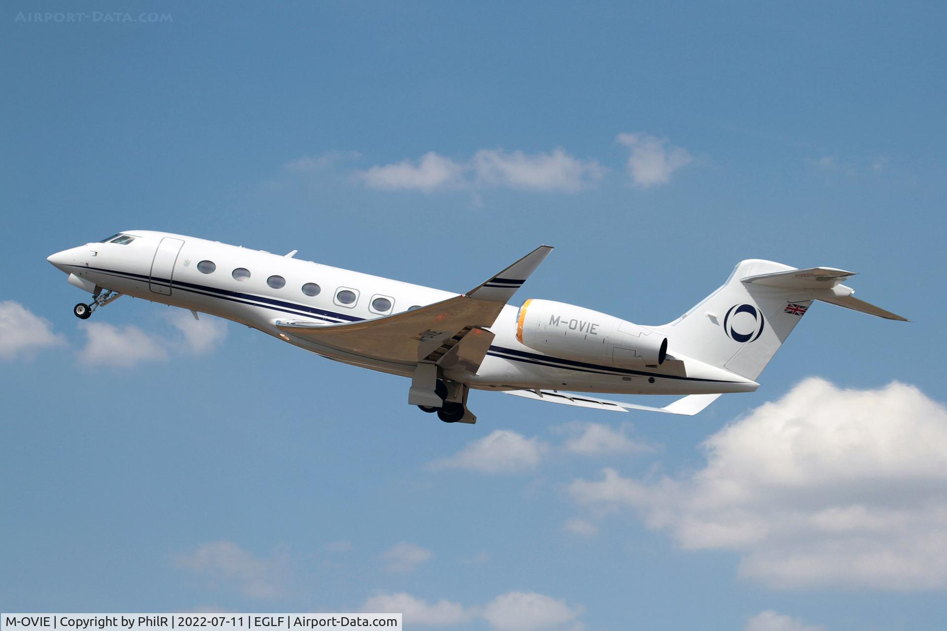 M-OVIE, 2016 Gulfstream Aerospace G650 (G-VI) C/N 6247, M-OVIE 2016 Gulfstream GVI (G650ER) Farnborough