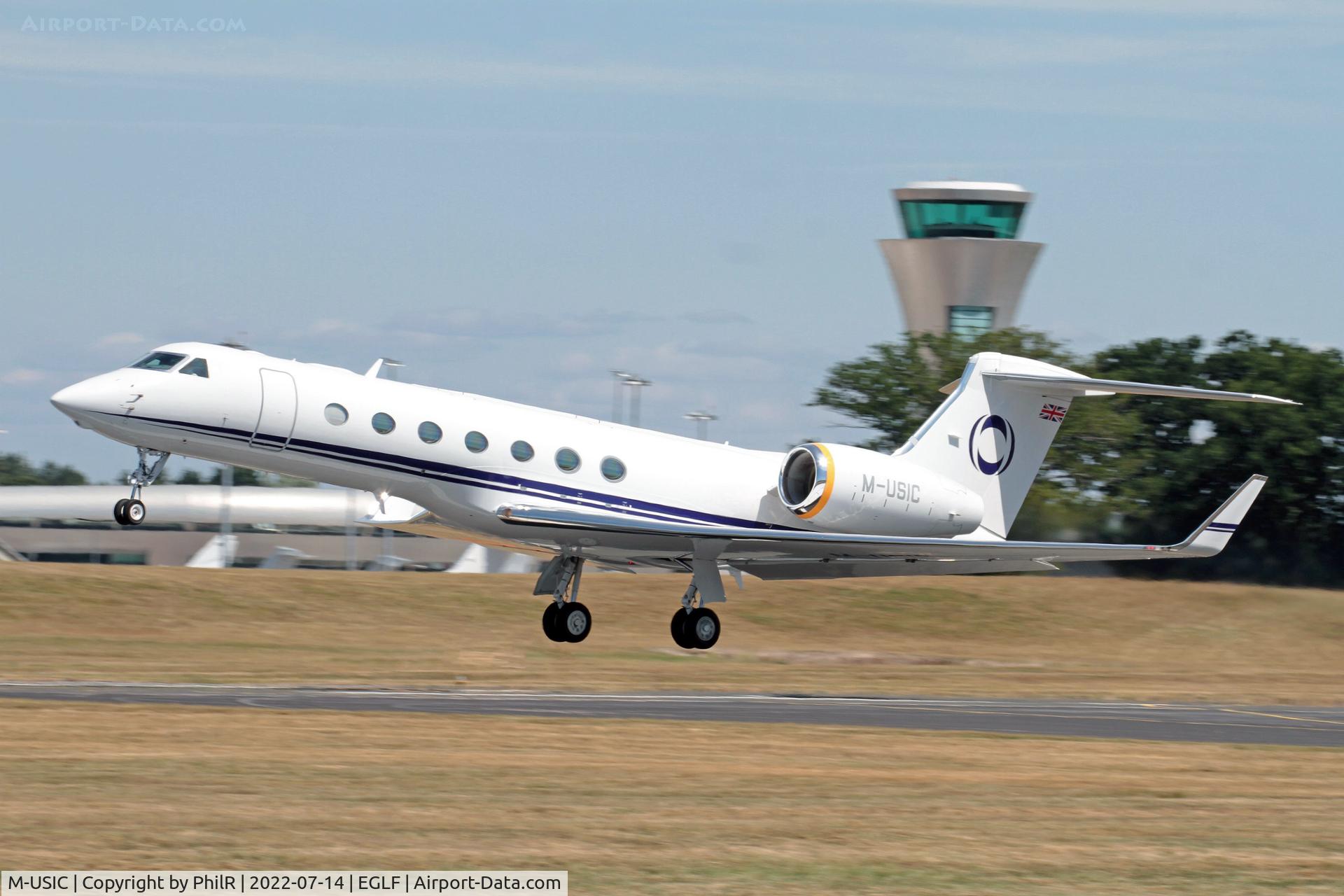 M-USIC, 2012 Gulfstream Aerospace V-SP G550 C/N 5394, M-USIC 2012 Gulfstream GV-SP (G550) Farnborough