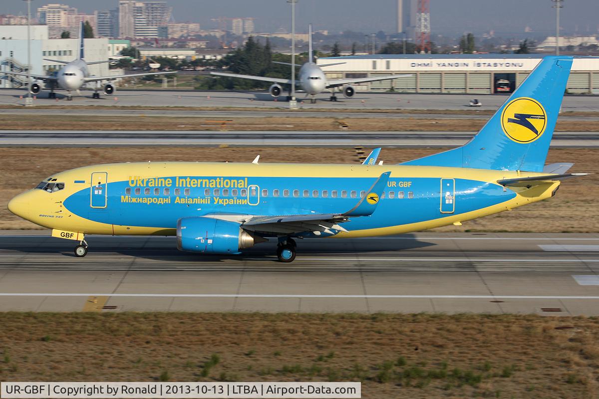 UR-GBF, 1990 Boeing 737-548 C/N 24919, at ist