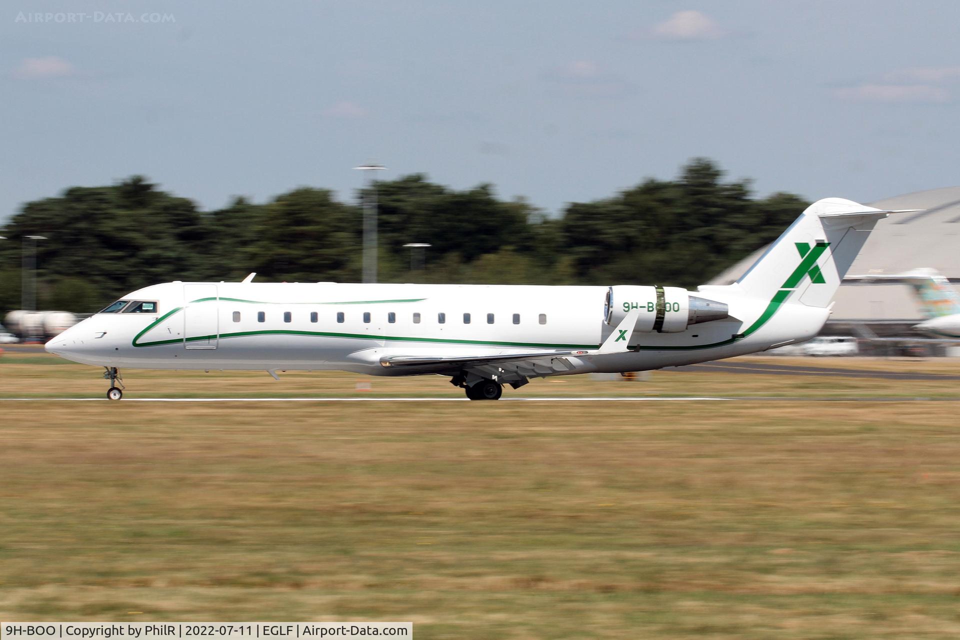 9H-BOO, 2005 Bombardier Challenger 850 (CL-600-2B19) C/N 8051, 9H-BOO 2005 Bombardier CRJ-200 Farnborough