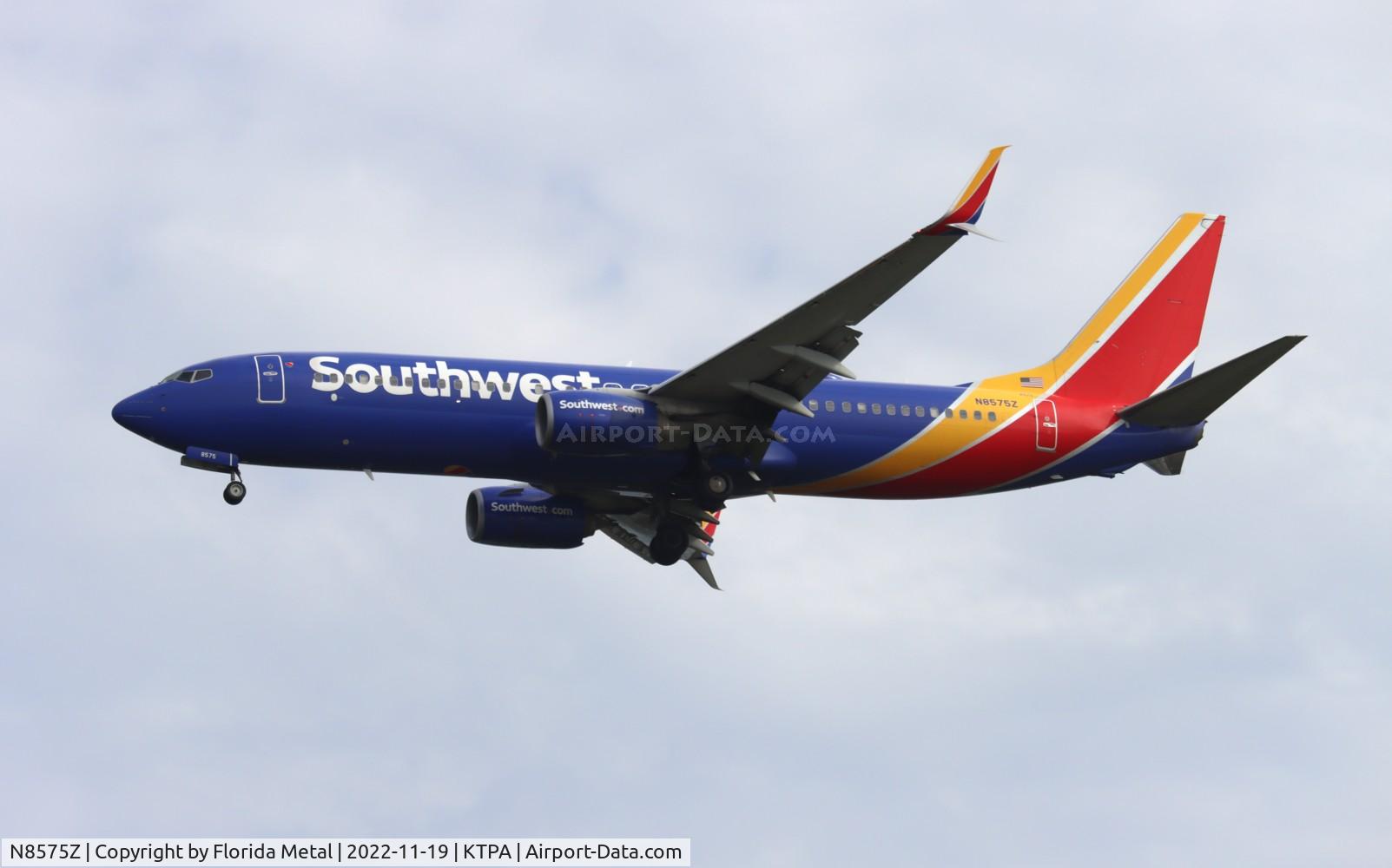 N8575Z, 2018 Boeing 737-8H4 C/N 63589, TPA 2022