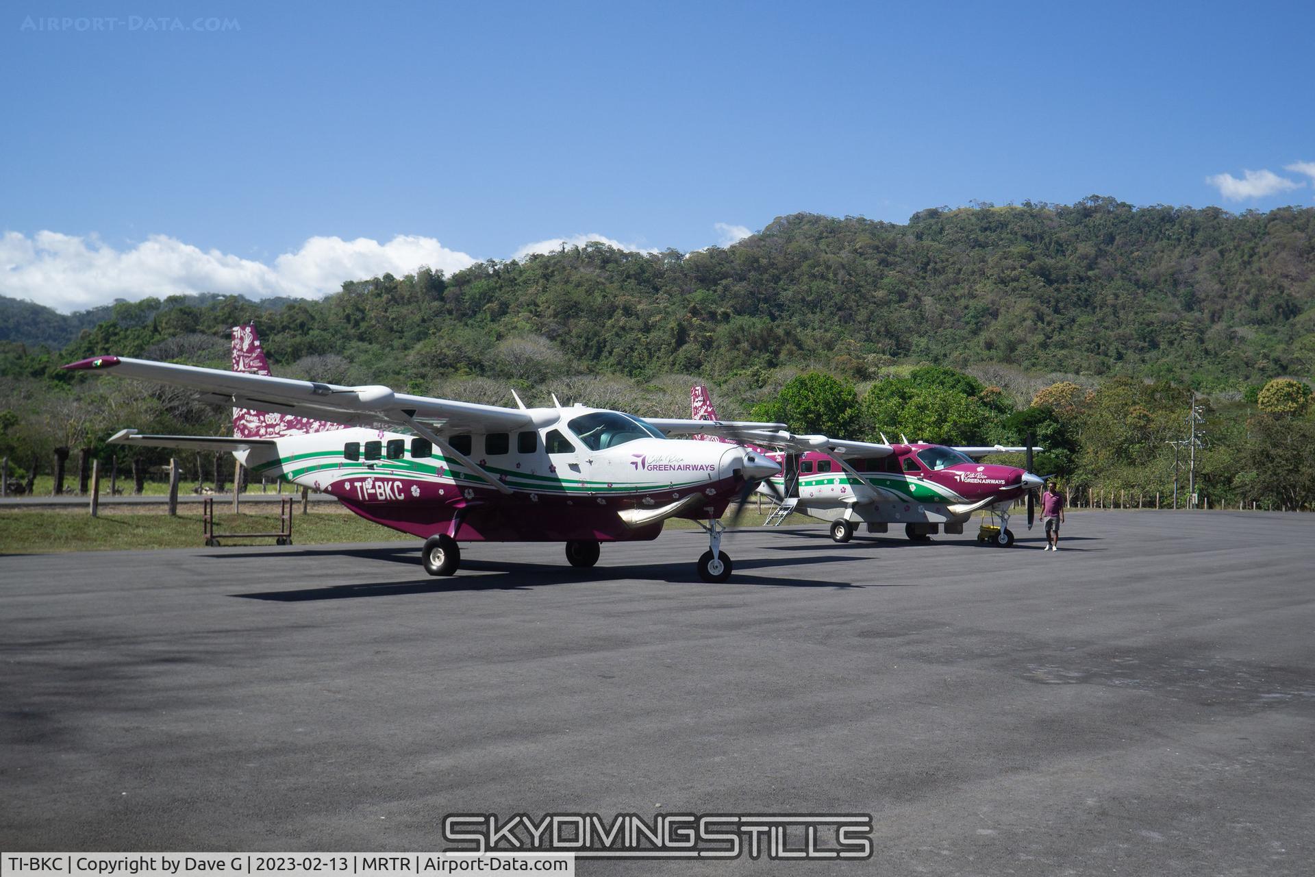 TI-BKC, 2021 Cessna 208B Grand Caravan EX C/N 208B-5603, Green Airways Caravans at Tambor, Costa Rica.