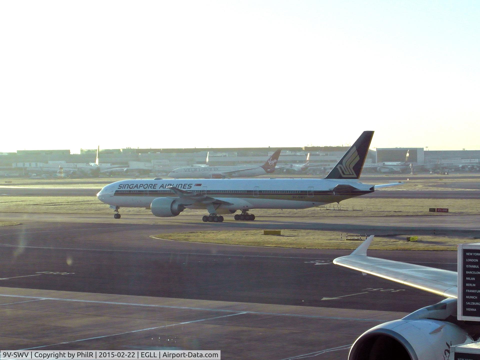 9V-SWV, 2013 Boeing 777-312/ER C/N 42236, 9V-SWV 2013 B777-300 SIA LHR