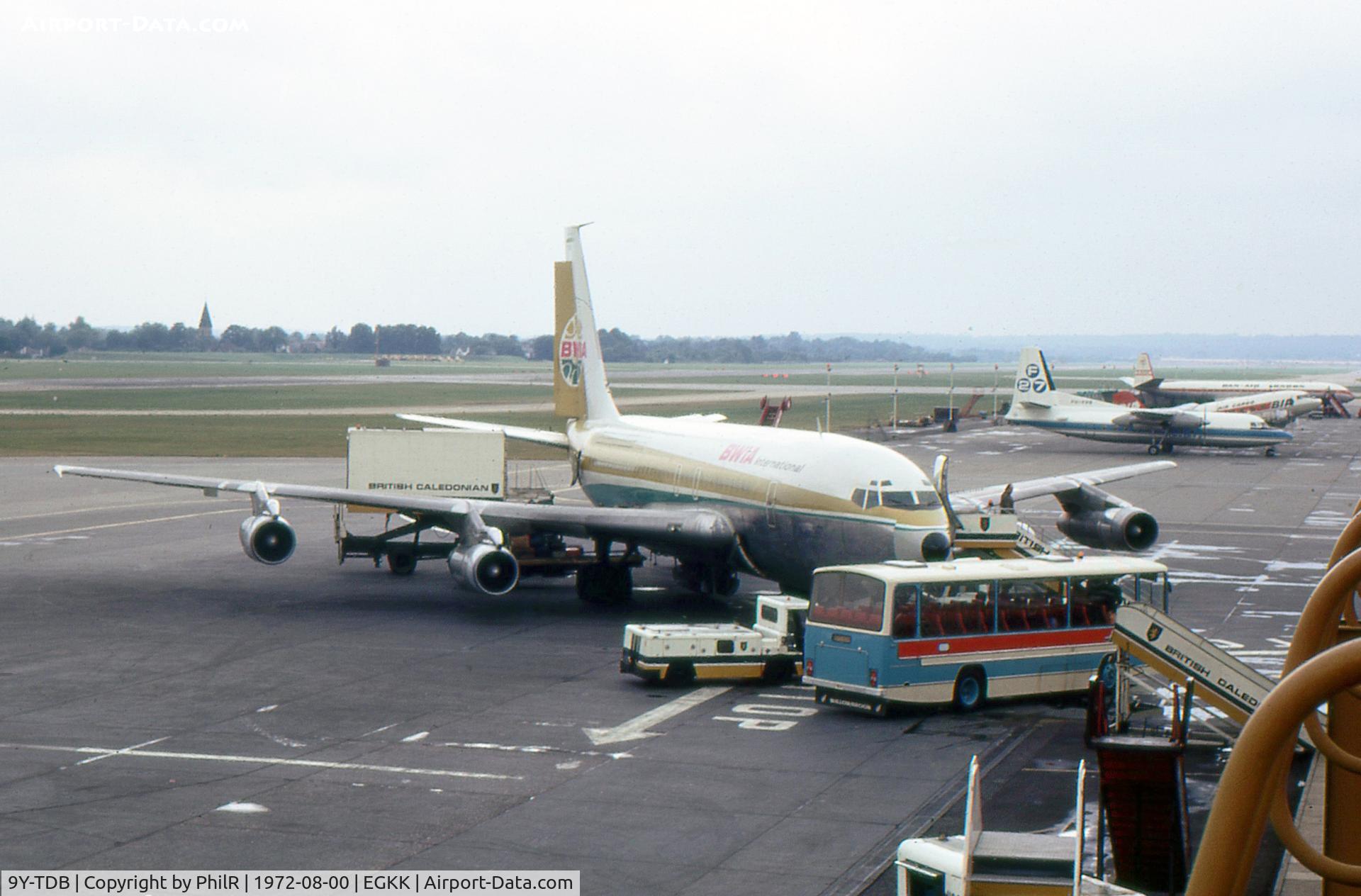 9Y-TDB, 1961 Boeing 707-138B C/N 18334, 9Y-TDB 1961 Boeing 707-138B BWIA LGW