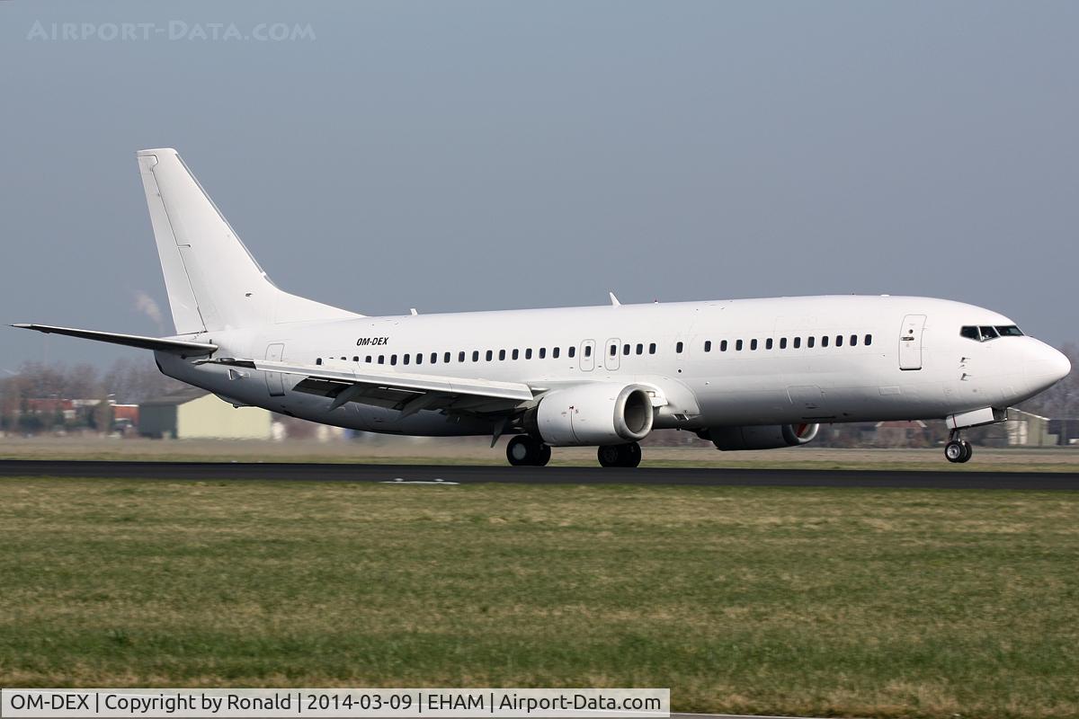 OM-DEX, 1997 Boeing 737-46J C/N 28867, at spl