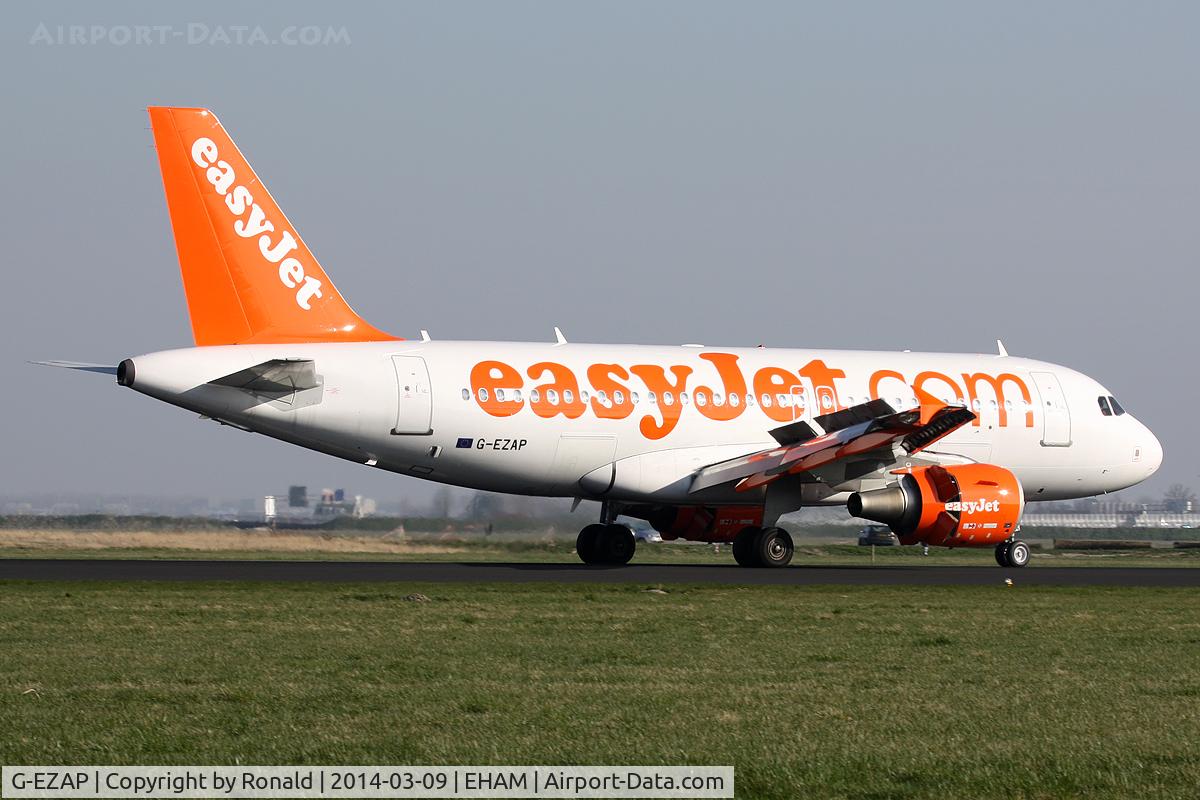 G-EZAP, 2006 Airbus A319-111 C/N 2777, at spl