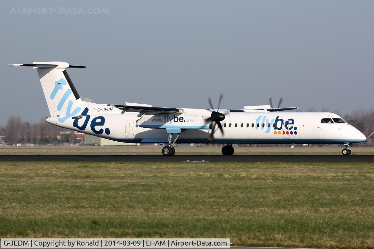 G-JEDM, 2003 De Havilland Canada DHC-8-402Q Dash 8 C/N 4077, at spl