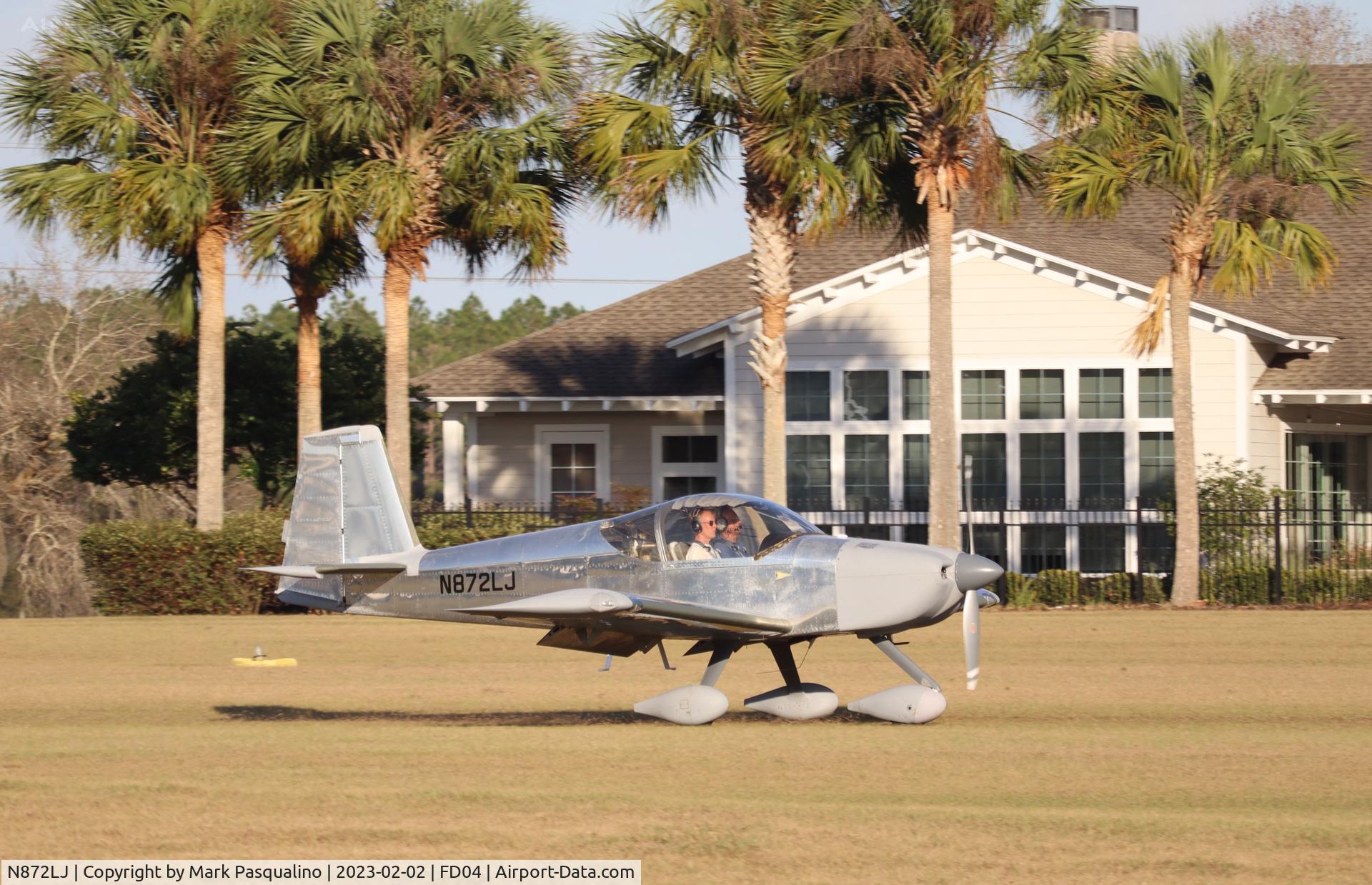 N872LJ, 2019 Vans RV-14 C/N 001, Vans RV-14